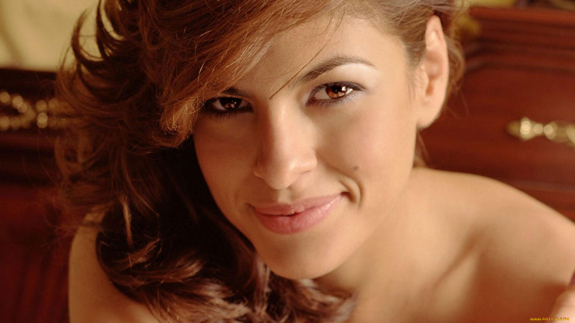 Eva, Mendes, девушки, , , улыбка, родинка, лицо