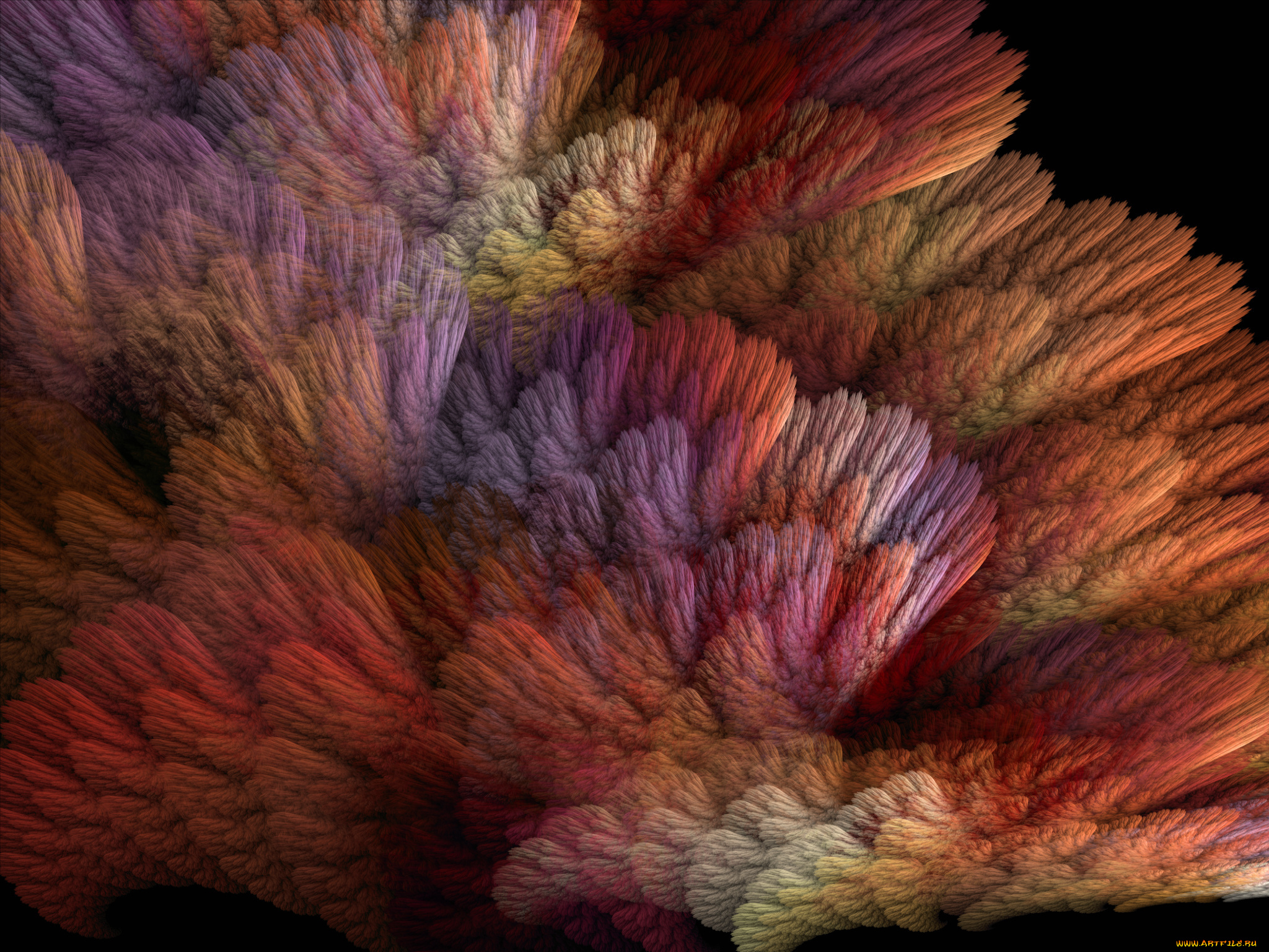 3д, графика, fractal, фракталы, цвета, фон, узор