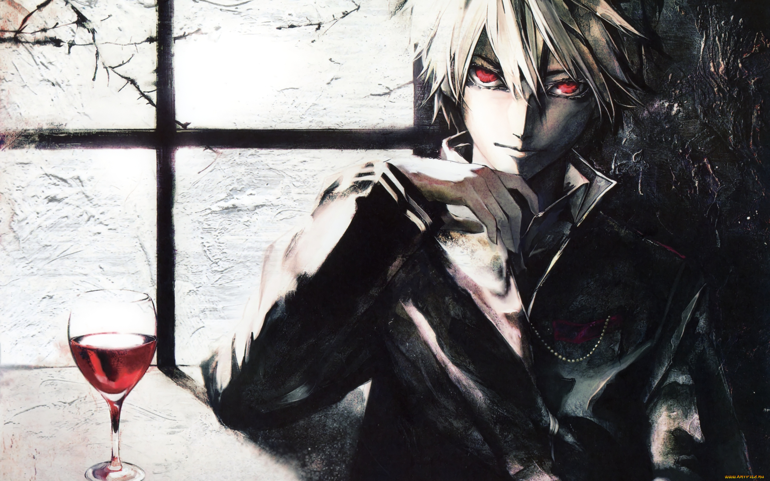 аниме, weapon, blood, technology