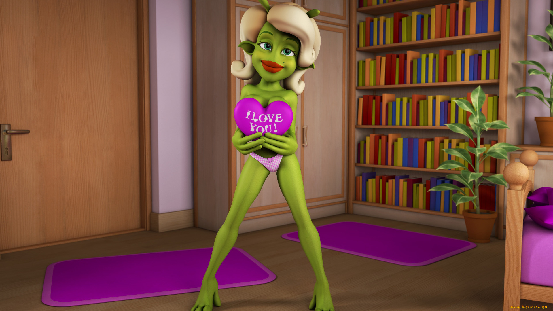 planet, 51, 3д, графика, ___, персонаж, интерьер