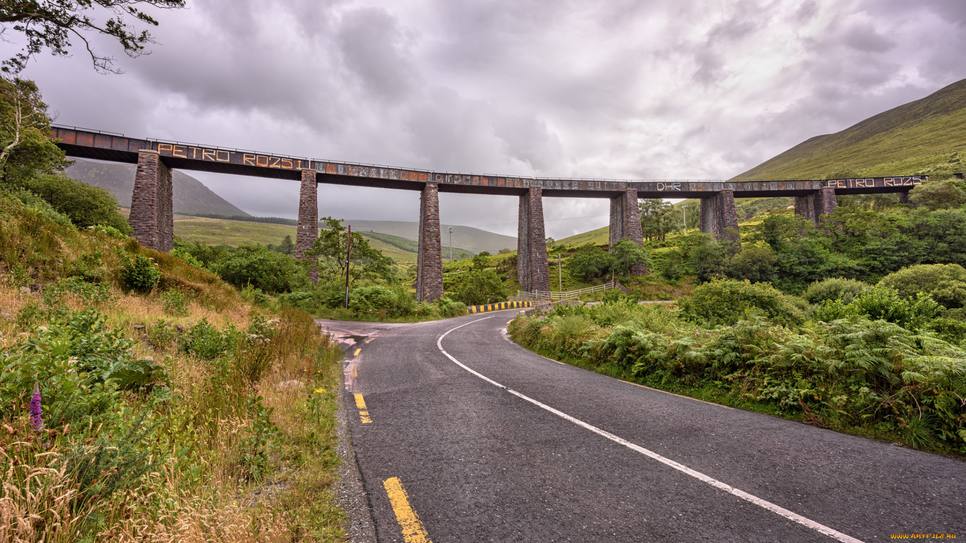 природа, дороги, тракт