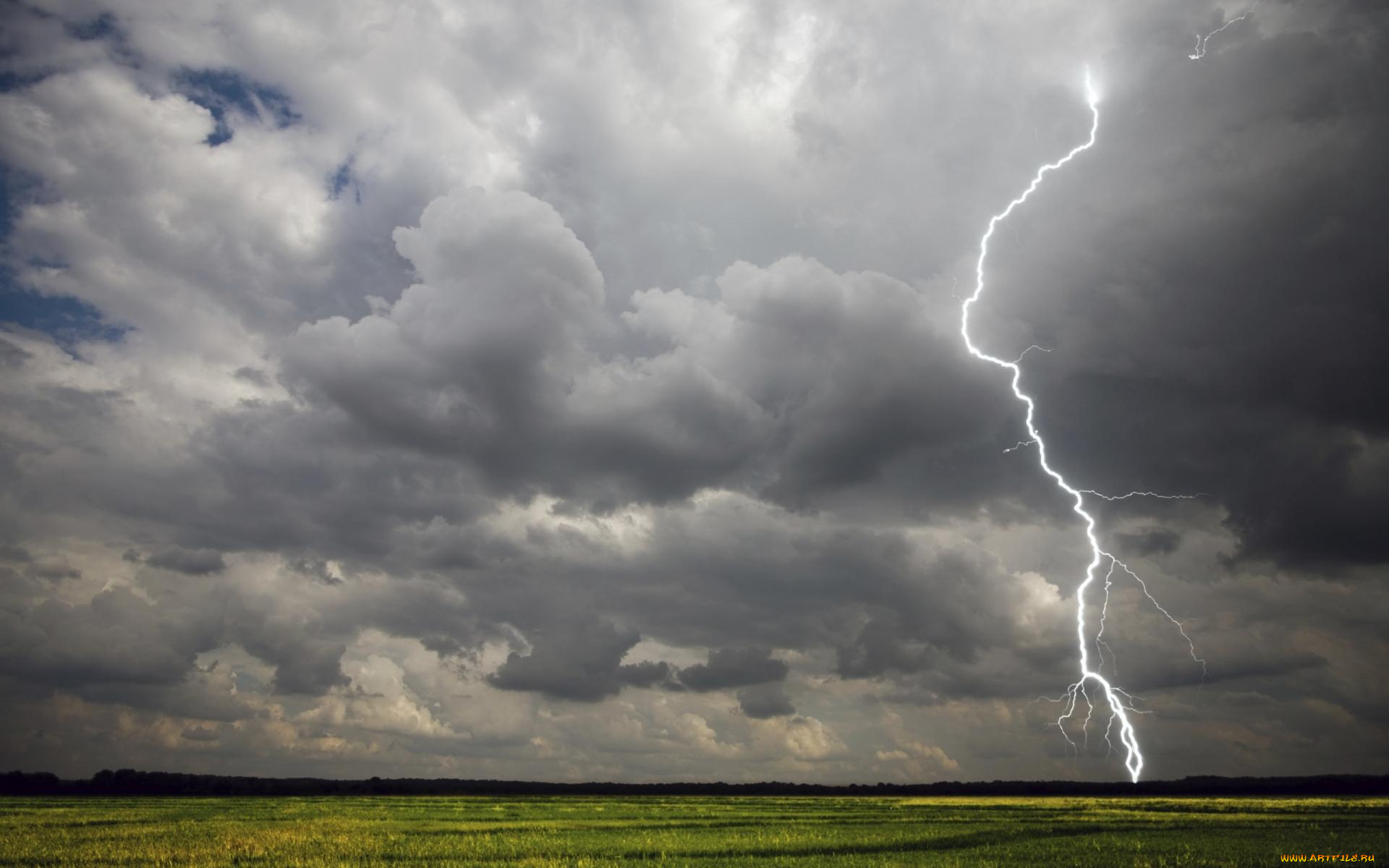 природа, молния, , гроза