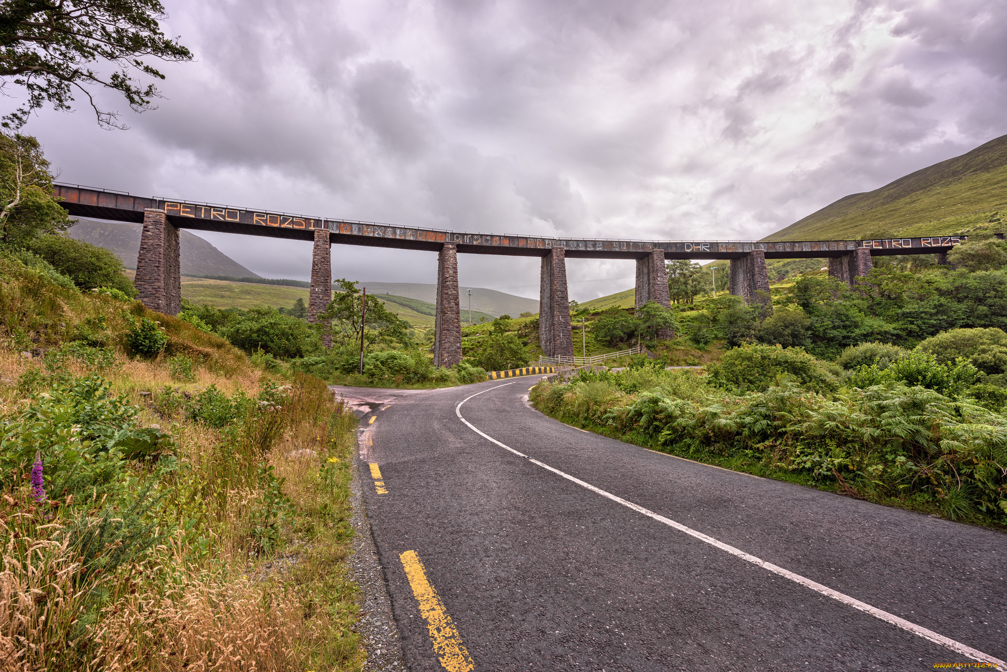 природа, дороги, тракт