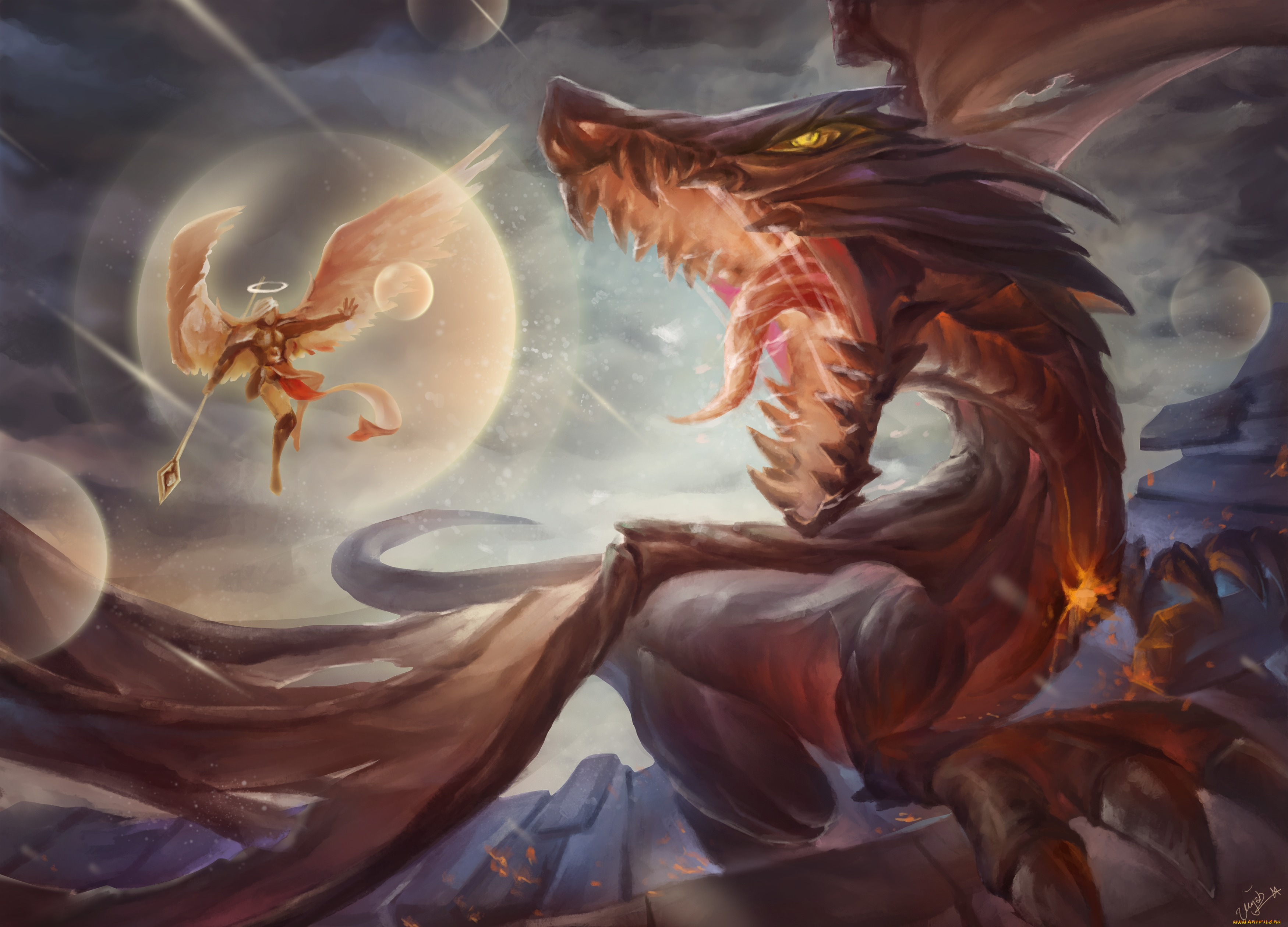 фэнтези, драконы, дракон