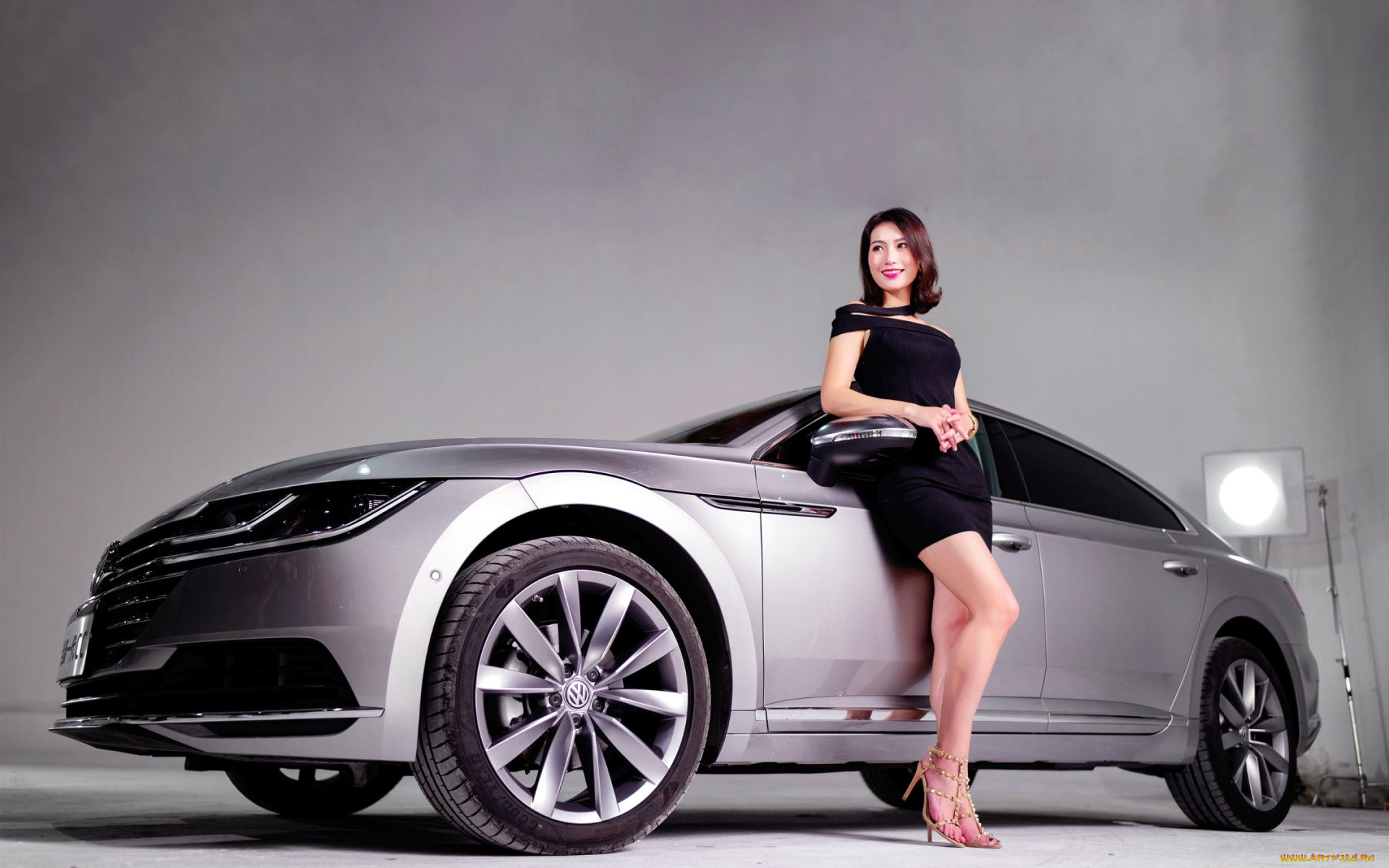 автомобили, -авто, с, девушками, volkswagen