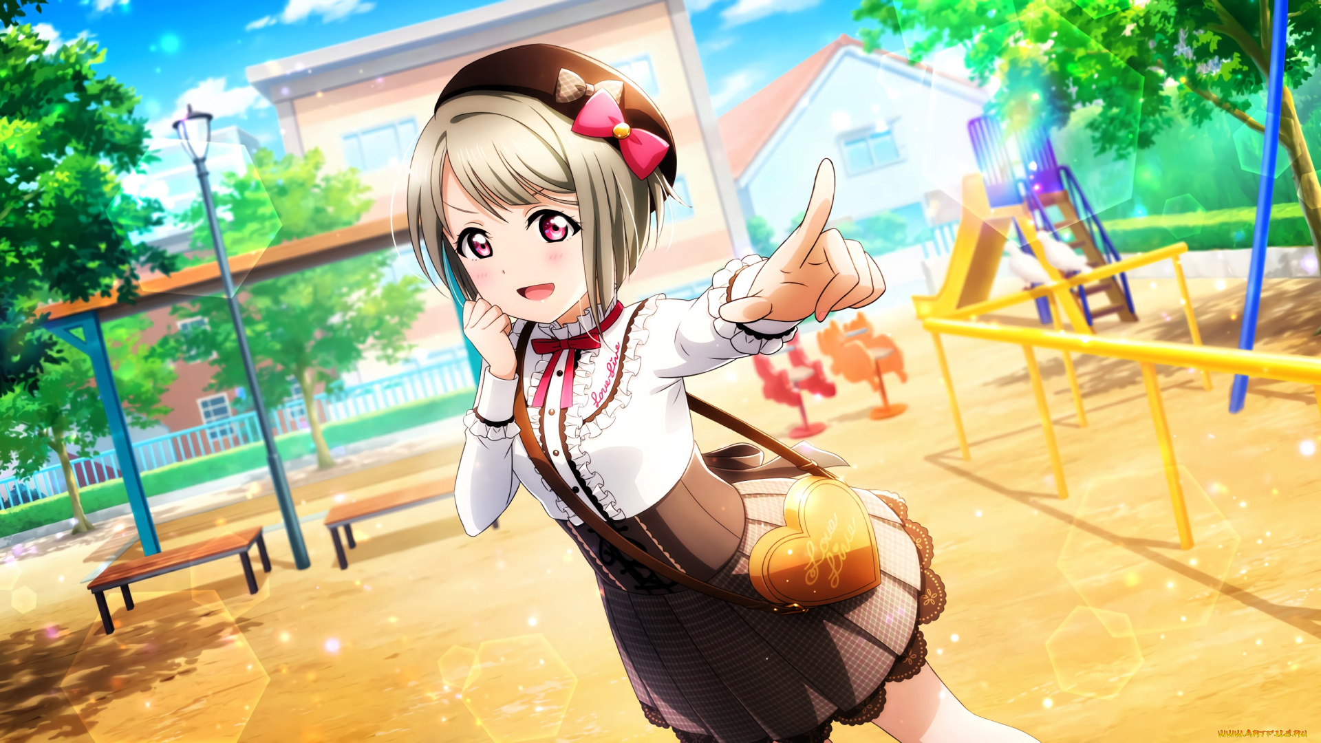 аниме, love, live, , school, idol, project, девочка, площадка