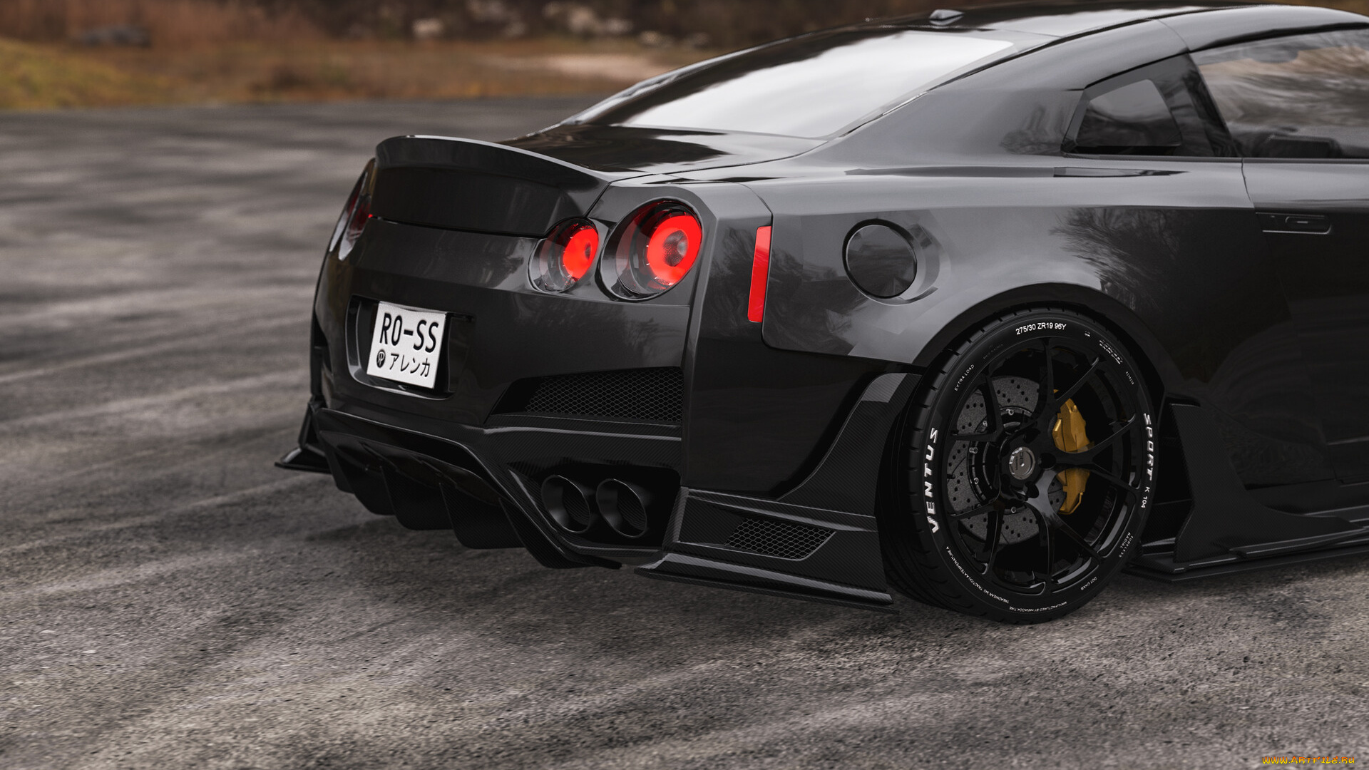 автомобили, 3д, nissan, gt-r, rp-m, r35, japan, car, legend, japanese, godzilla, edition