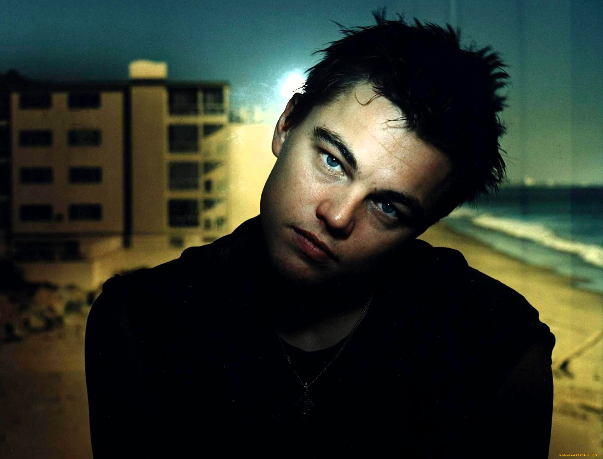 мужчины, leonardo, dicaprio, актер, лицо, здание