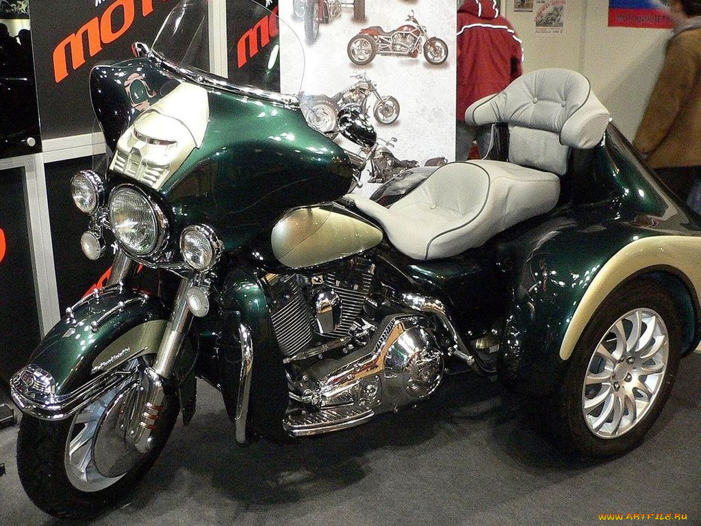 moto, tuning, мотоциклы, трёхколёсные