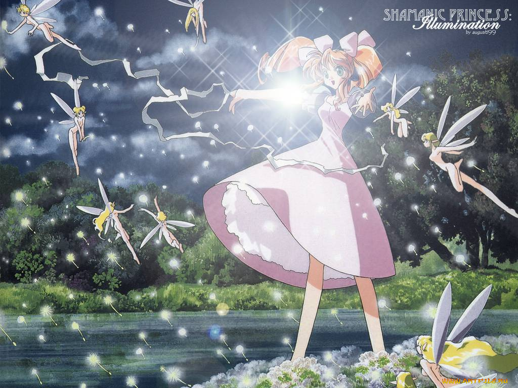 аниме, shamanic, princess