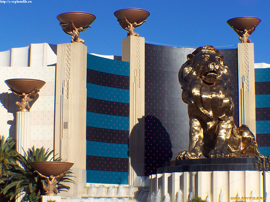 лас, вегас, стрип, или, бульвар, лав, города, сша