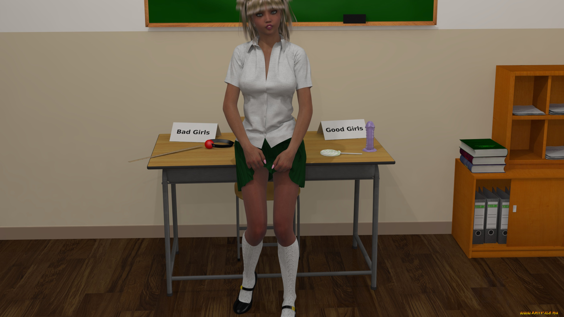 3д, графика, people, , люди, стол, девушка