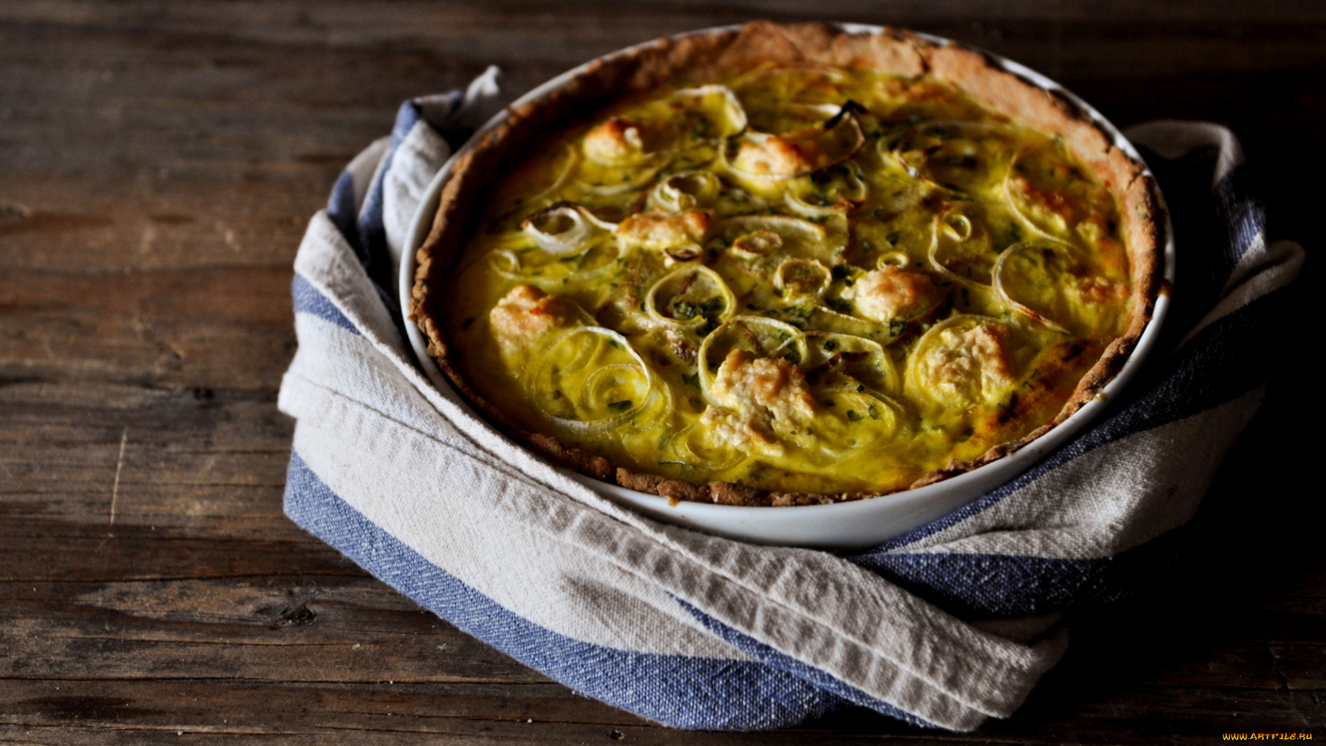 еда, пироги, овощной, пирог, салфетка