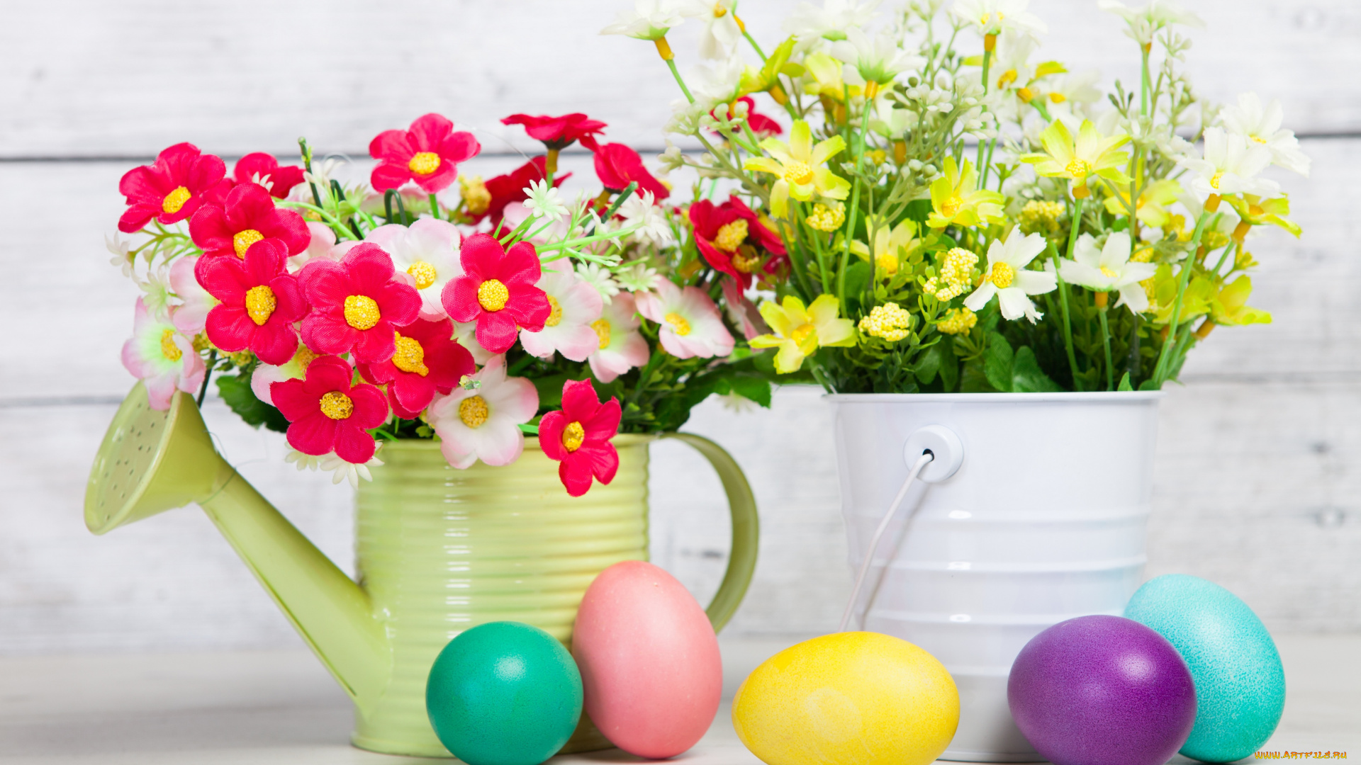 праздничные, пасха, цветы, яйца, праздник