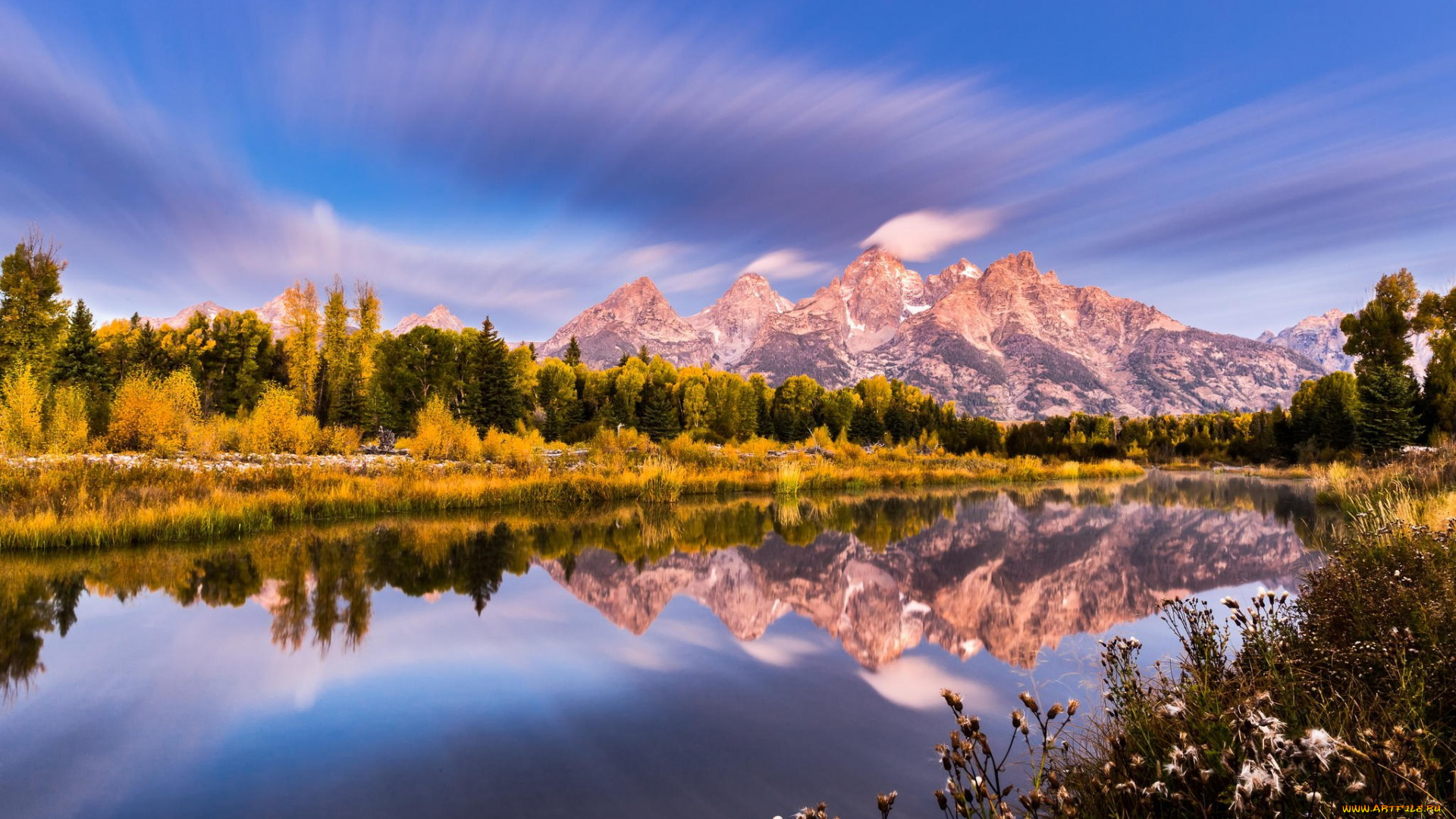 природа, реки, озера, деревья, озеро