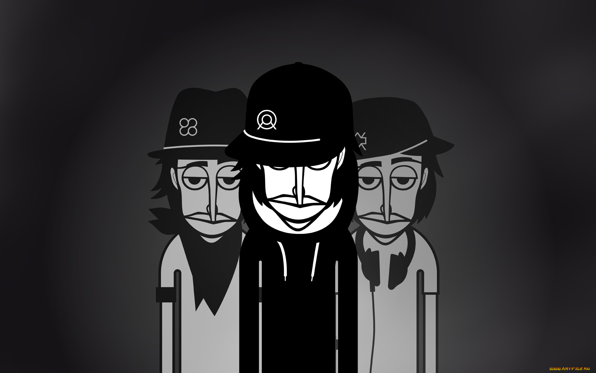 рисованные, минимализм, люди