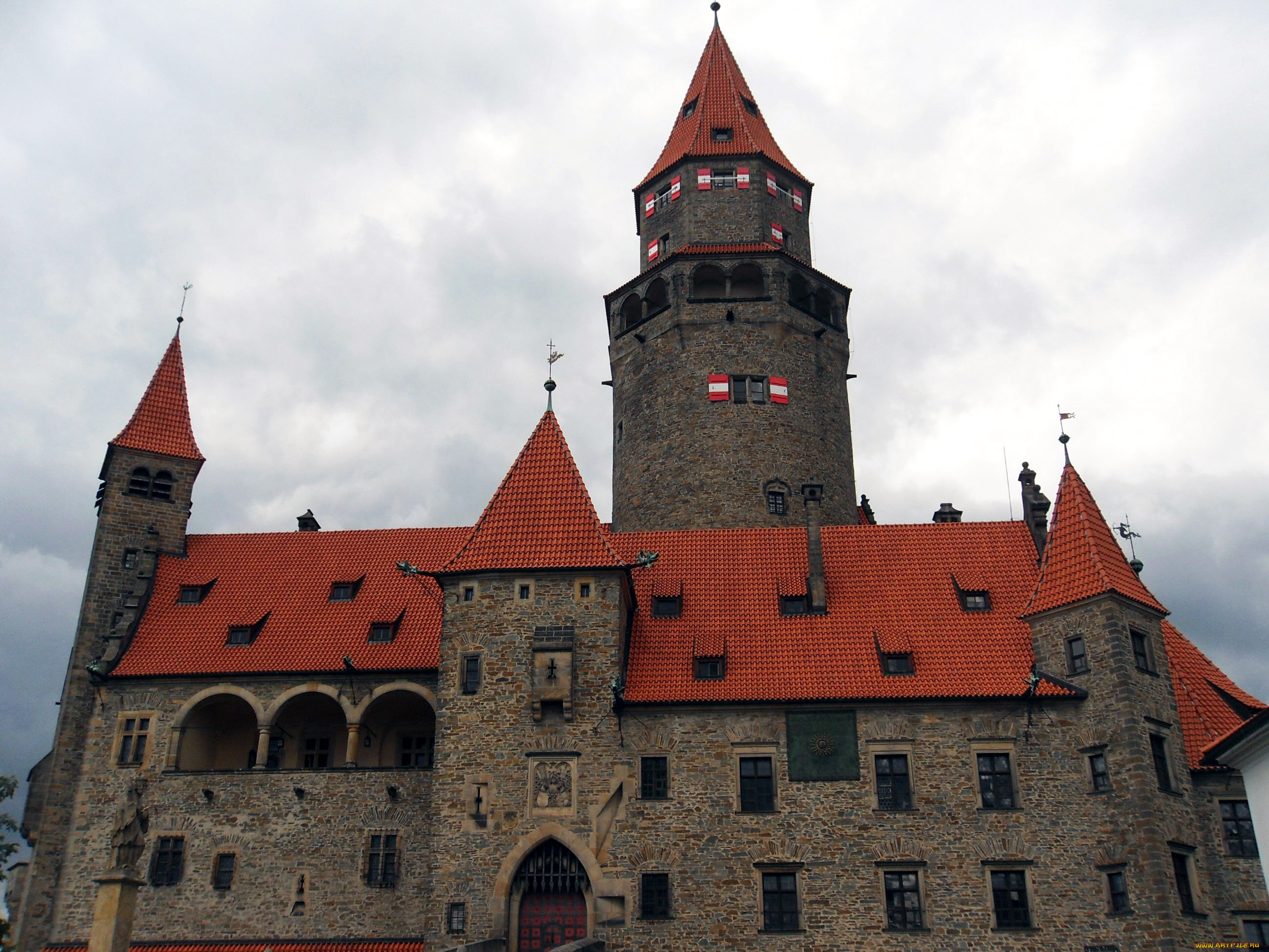 bouzov, , czech, republic, города, -, дворцы, , замки, , крепости, czech, republic