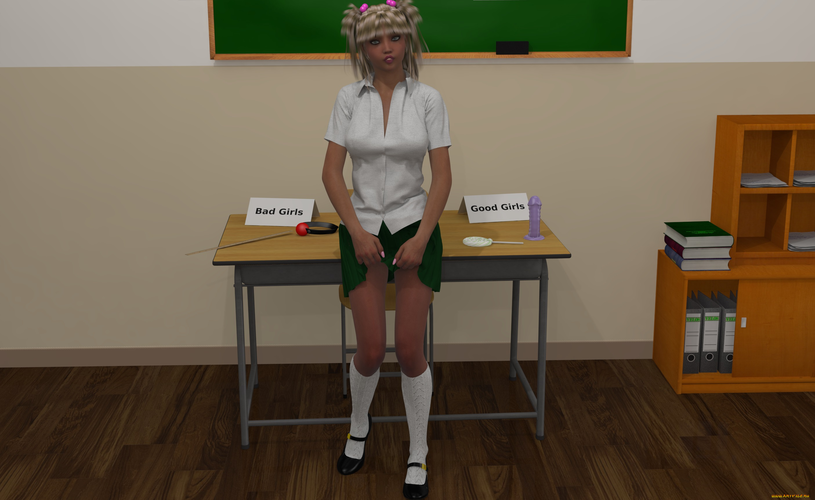 3д, графика, people, , люди, стол, девушка