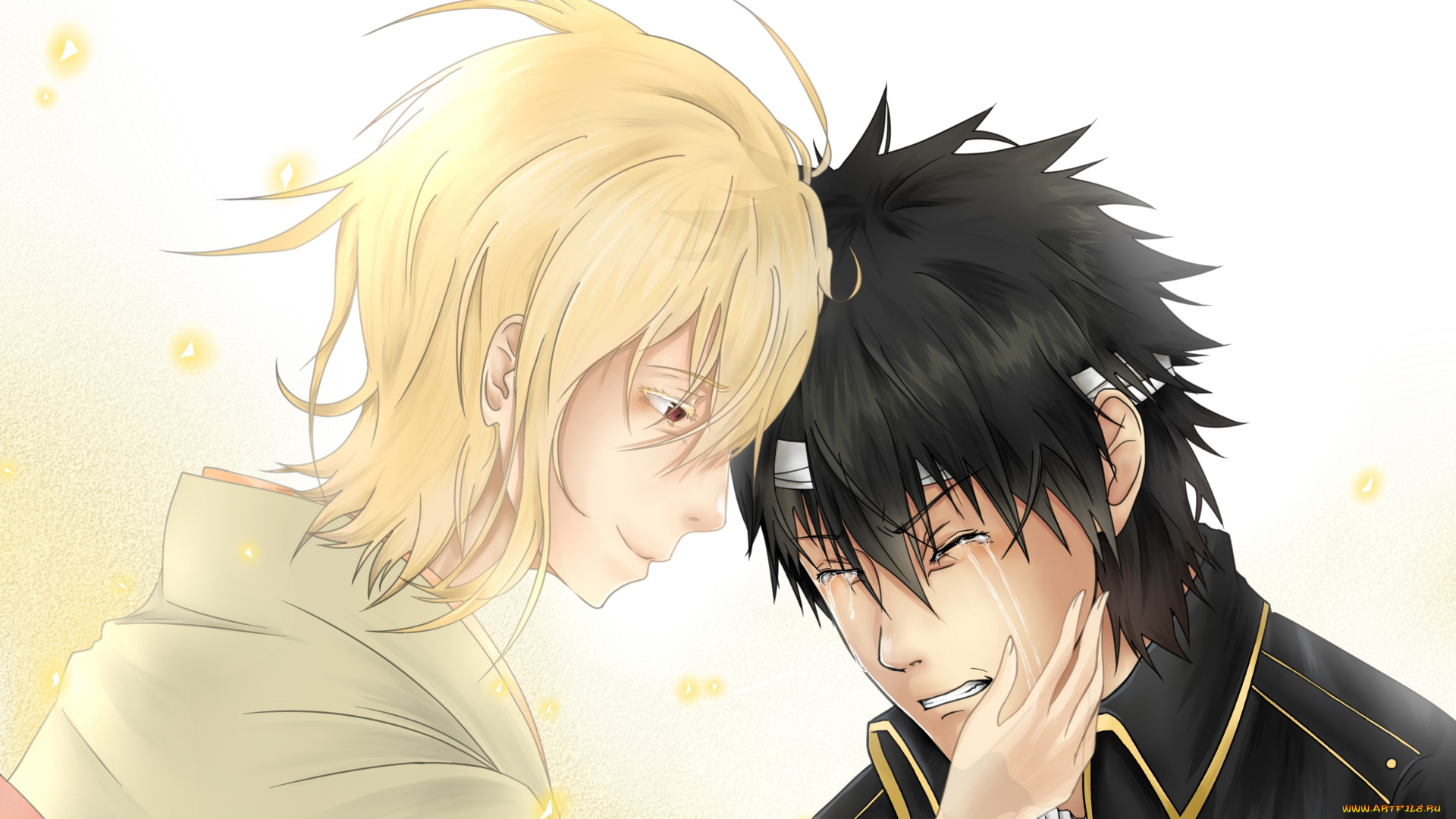 аниме, gintama, mikoto-n-s, okita, mitsuba, hijikata, toshiro