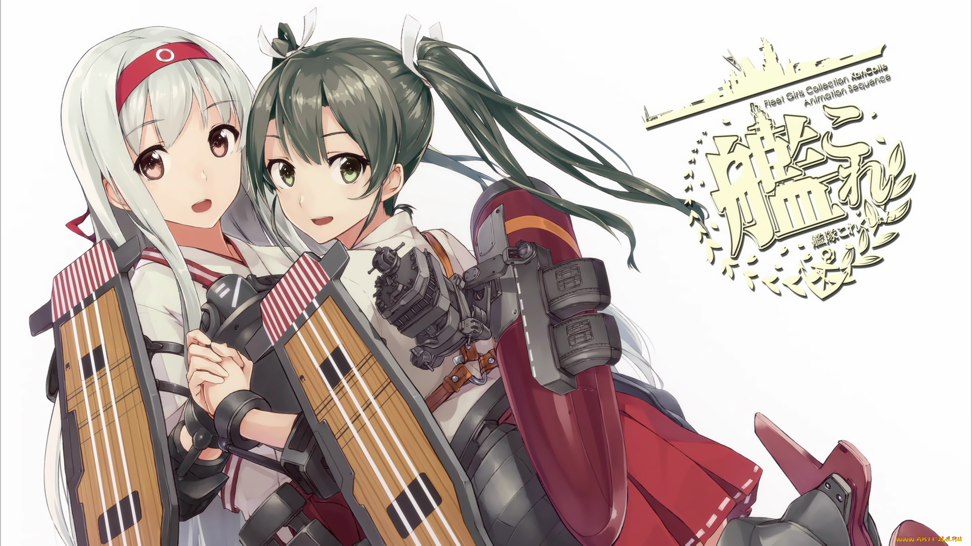аниме, kantai, collection, kantai, collection, konishi, koconatu, zuikaku, оружие, девушки, kancolle, shoukaku