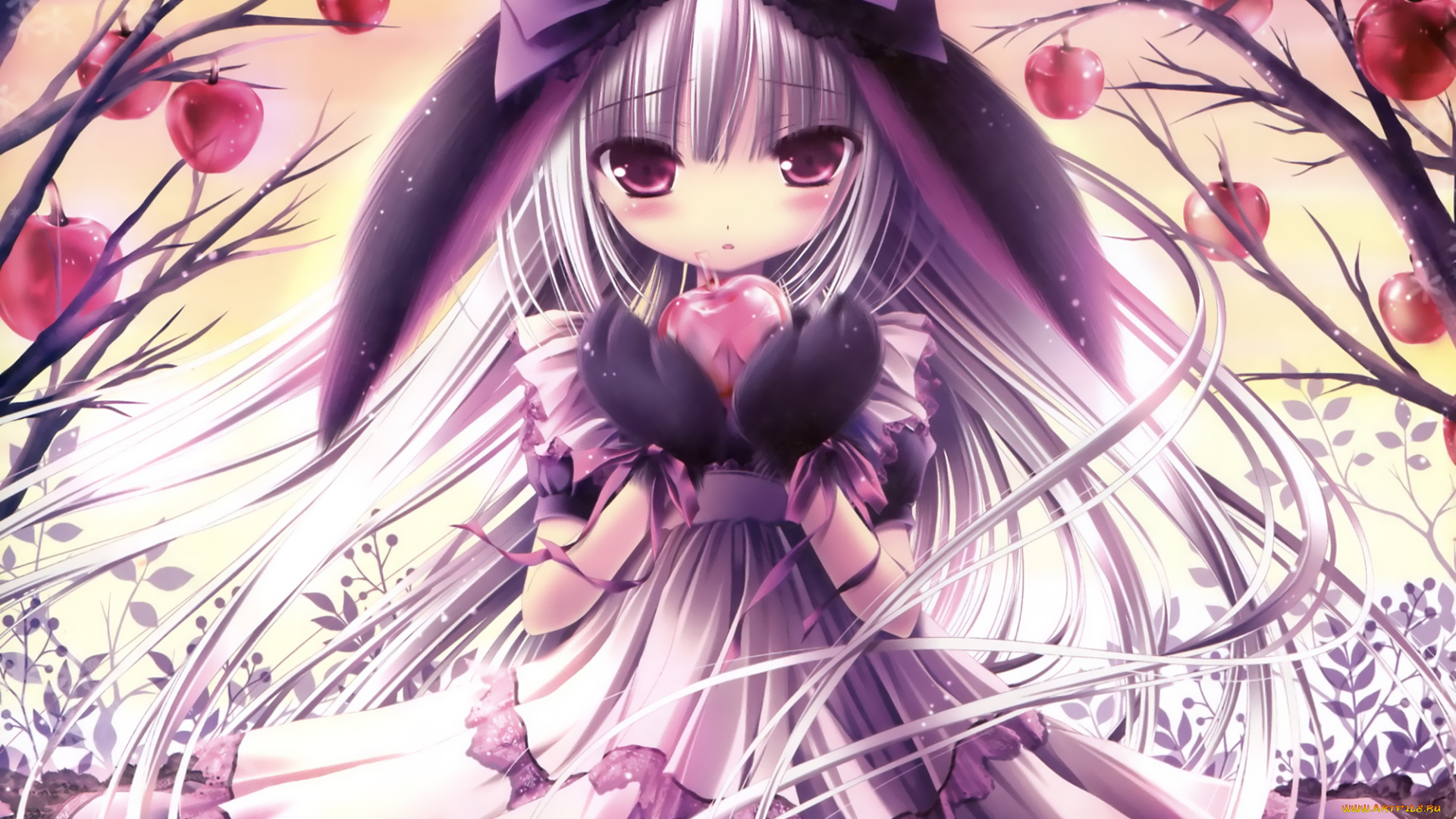 аниме, tinkerbell, , artbook, арт, девушка, волосы, платье