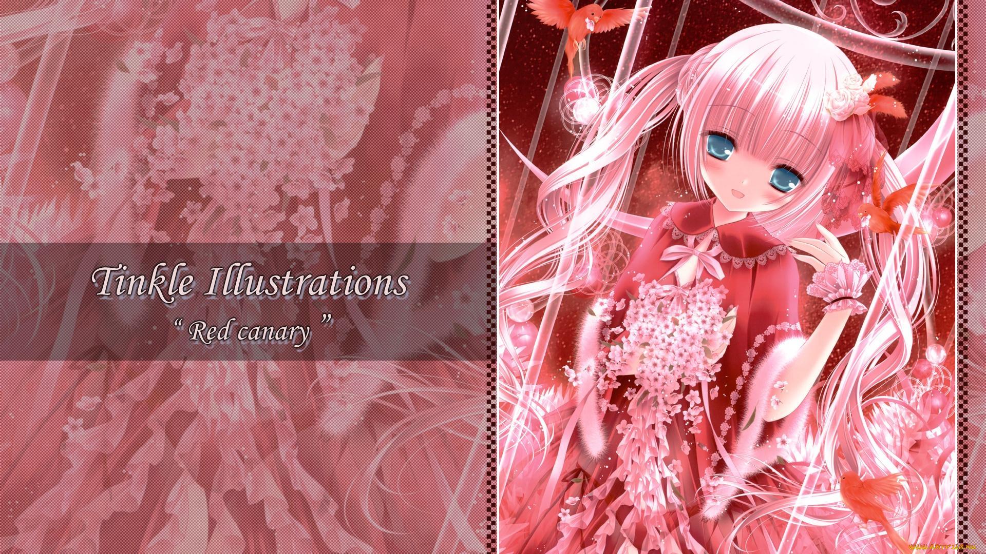 аниме, tinkerbell, , artbook, девушка, платье, взгляд