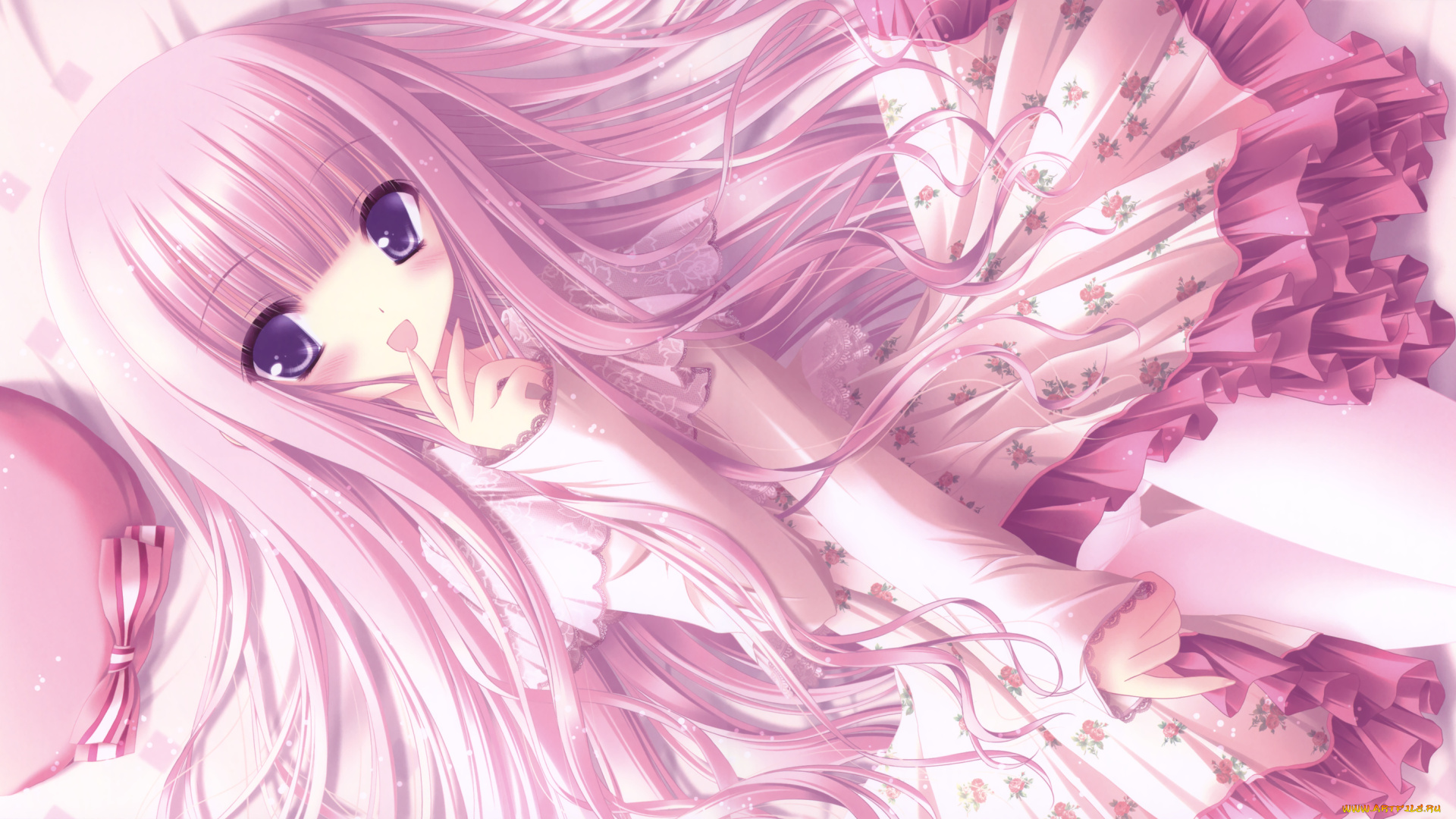 аниме, tinkle, , artbook, tinkle, арт, девушка, взгляд