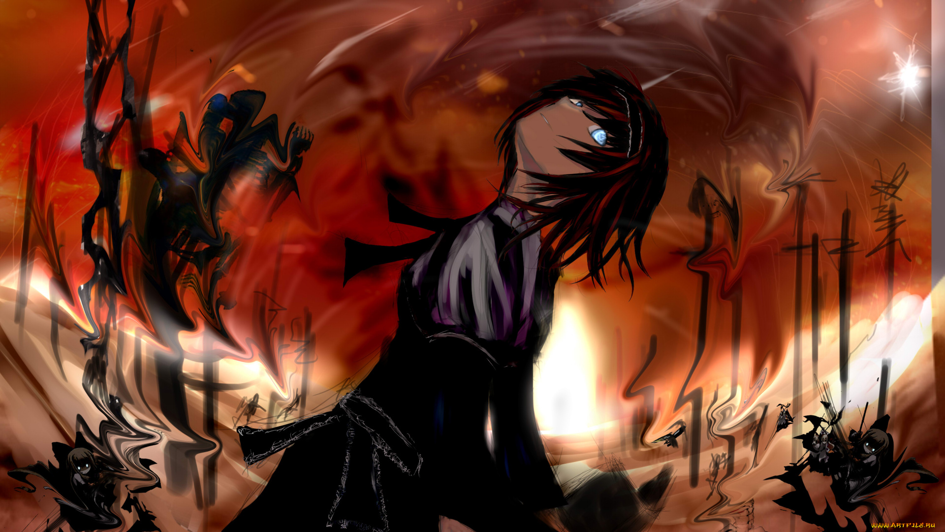 аниме, touhou, alice, margatroid, fate, stay, night, арт, misako, девушка