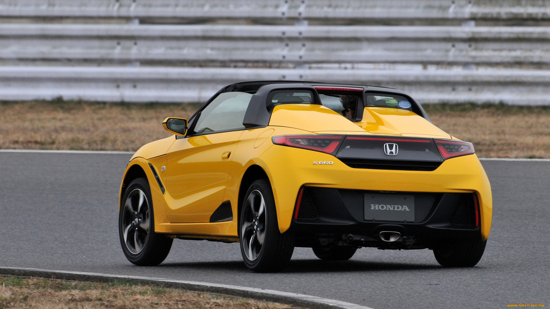 автомобили, honda, s660, 2015г, желтый