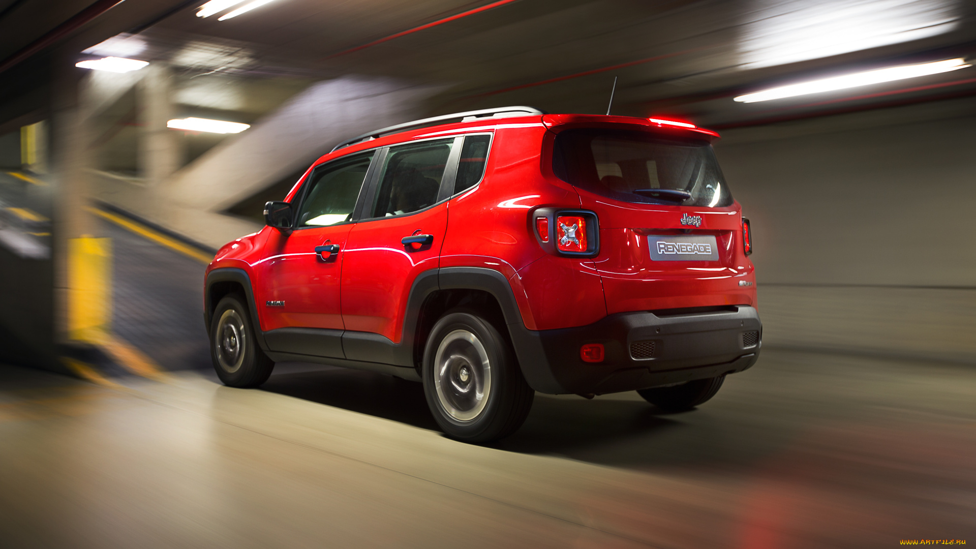 автомобили, jeep, красный, 2015г, sport, renegade, br-spec