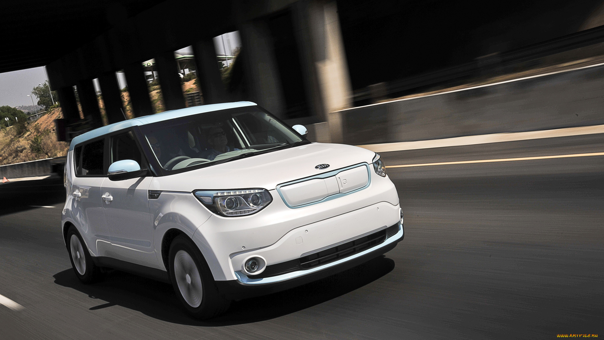 автомобили, kia, soul, ev, za-spec, 2015г, светлый