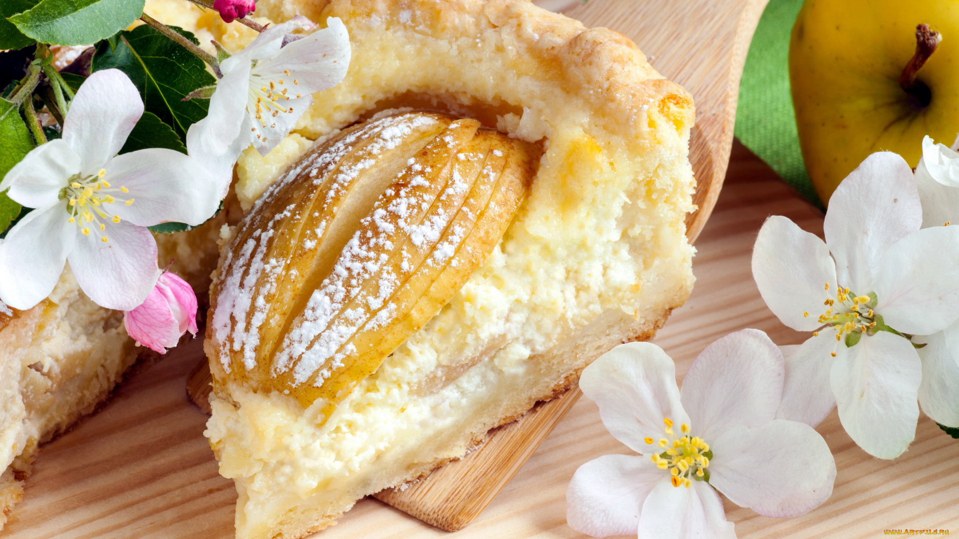 еда, пироги, яблочный