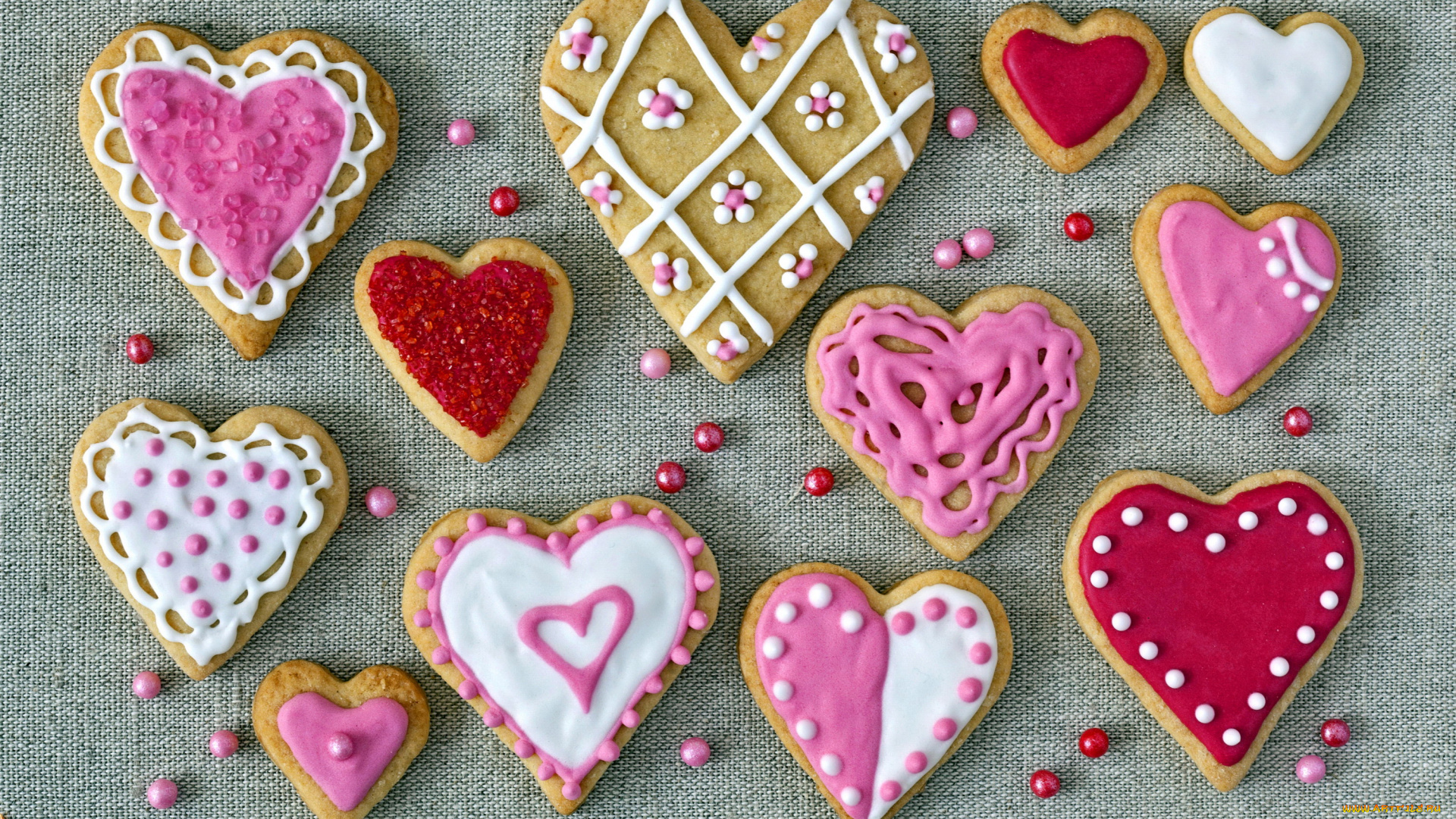 еда, пирожные, , кексы, , печенье, сердечки, печенье