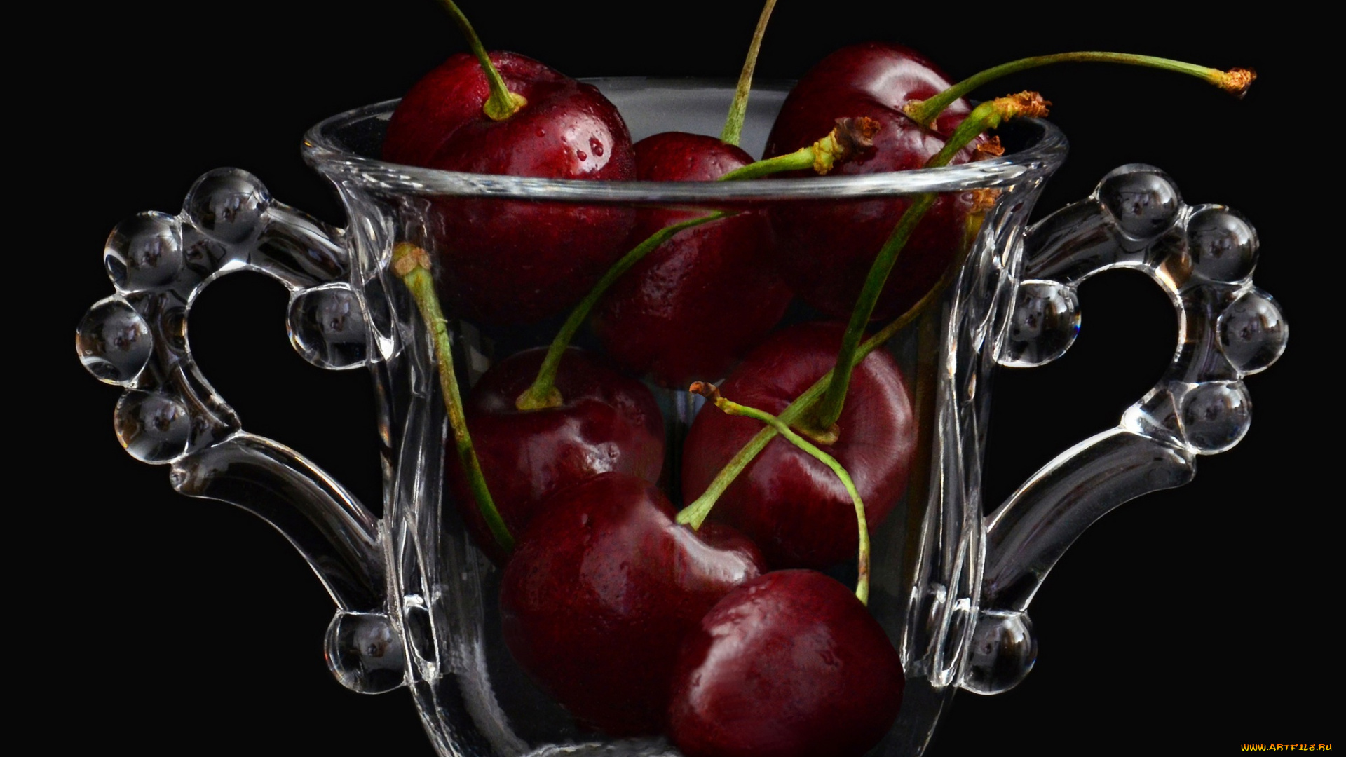 еда, вишня, , черешня, ягоды, ваза