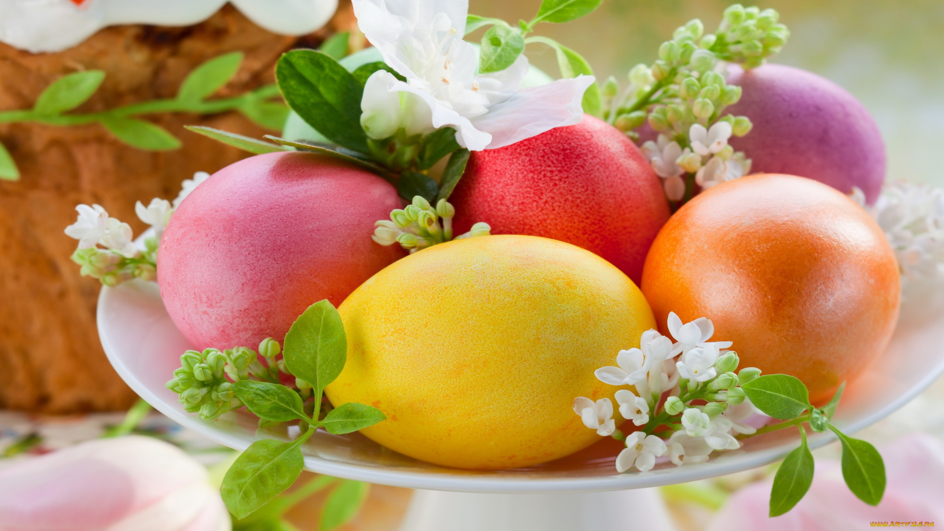 праздничные, пасха, яйца, глазурь, кулич, decoration, holiday, blessed, spring, eggs, cake, easter, выпечка