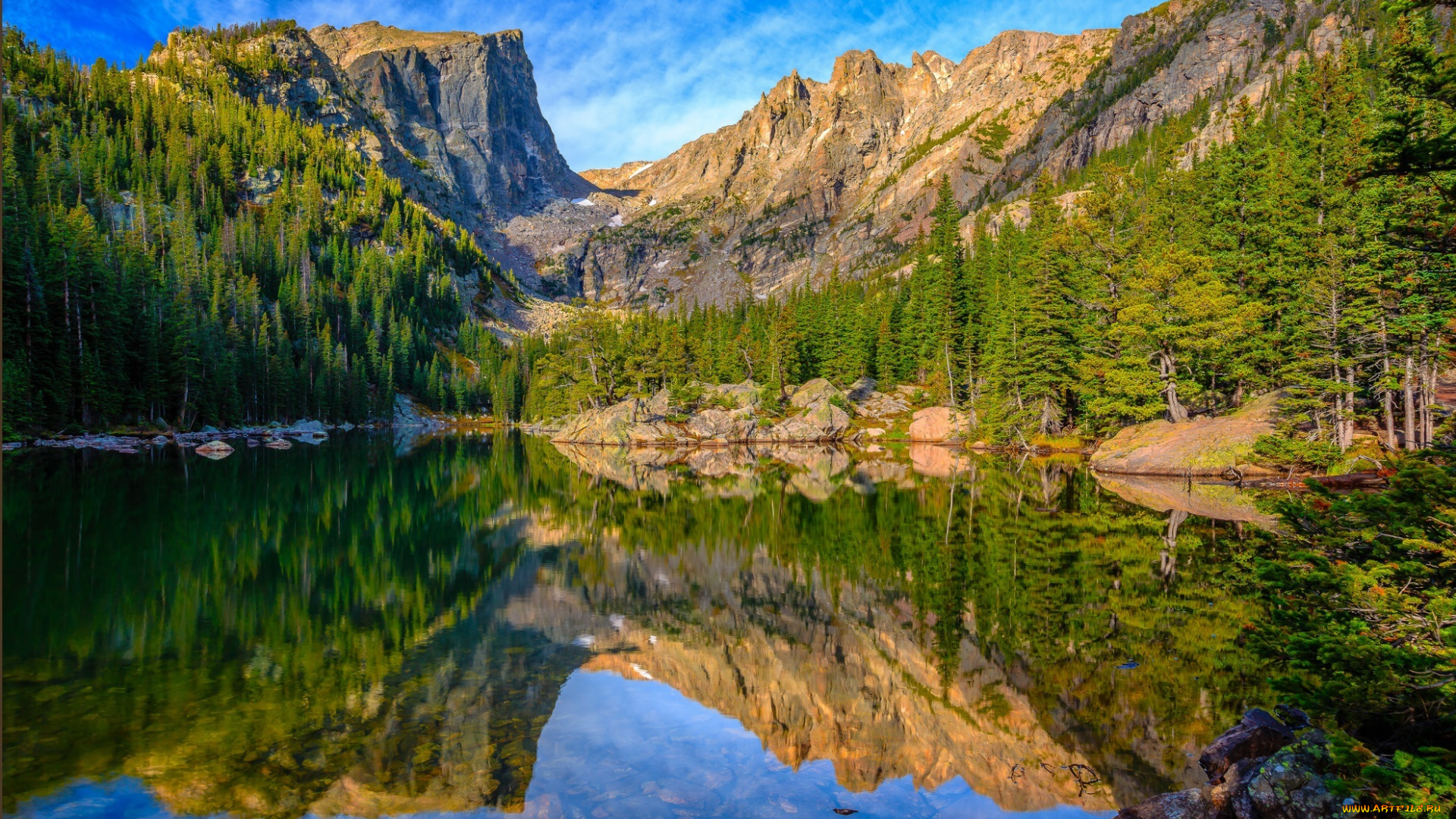 природа, реки, озера, река, лес, горы