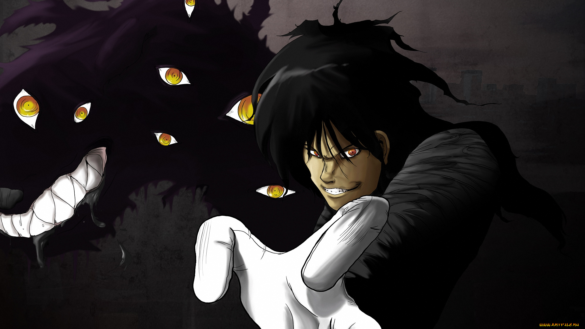 разное, арты, alucard, dracula, вампир