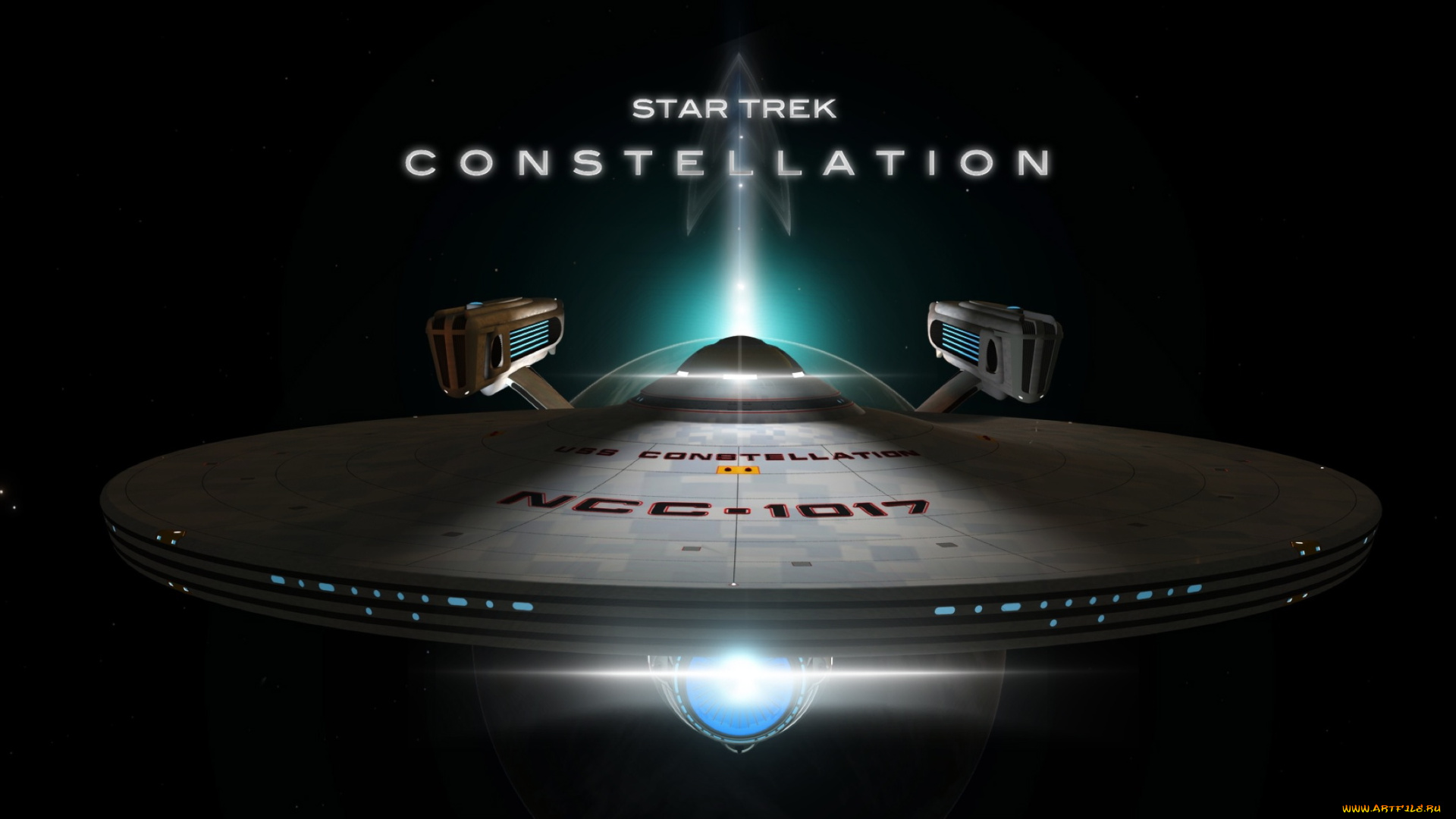 видео, игры, -, star, trek, constellation, вселенная, полет, космический, корабль