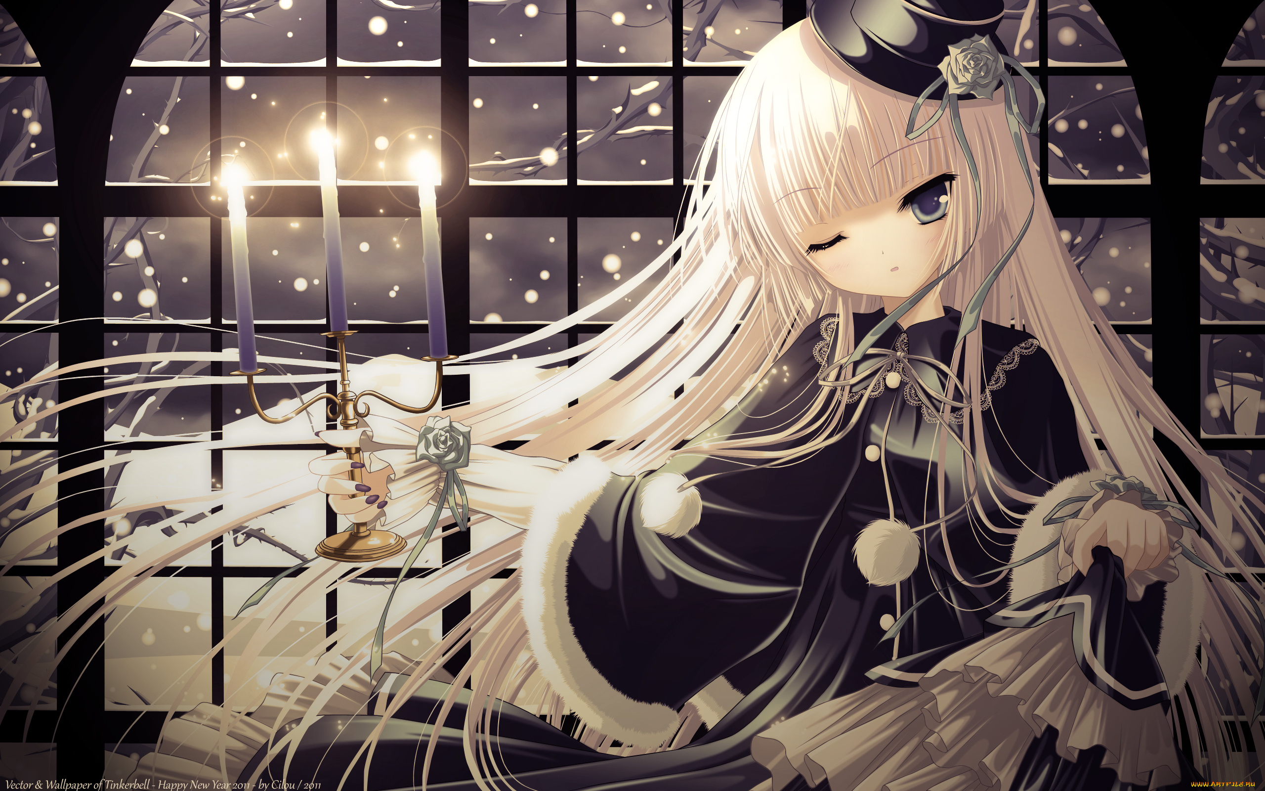 by, cilou, аниме, tinkle, , artbook, арт, tinkle, взгляд, девушка