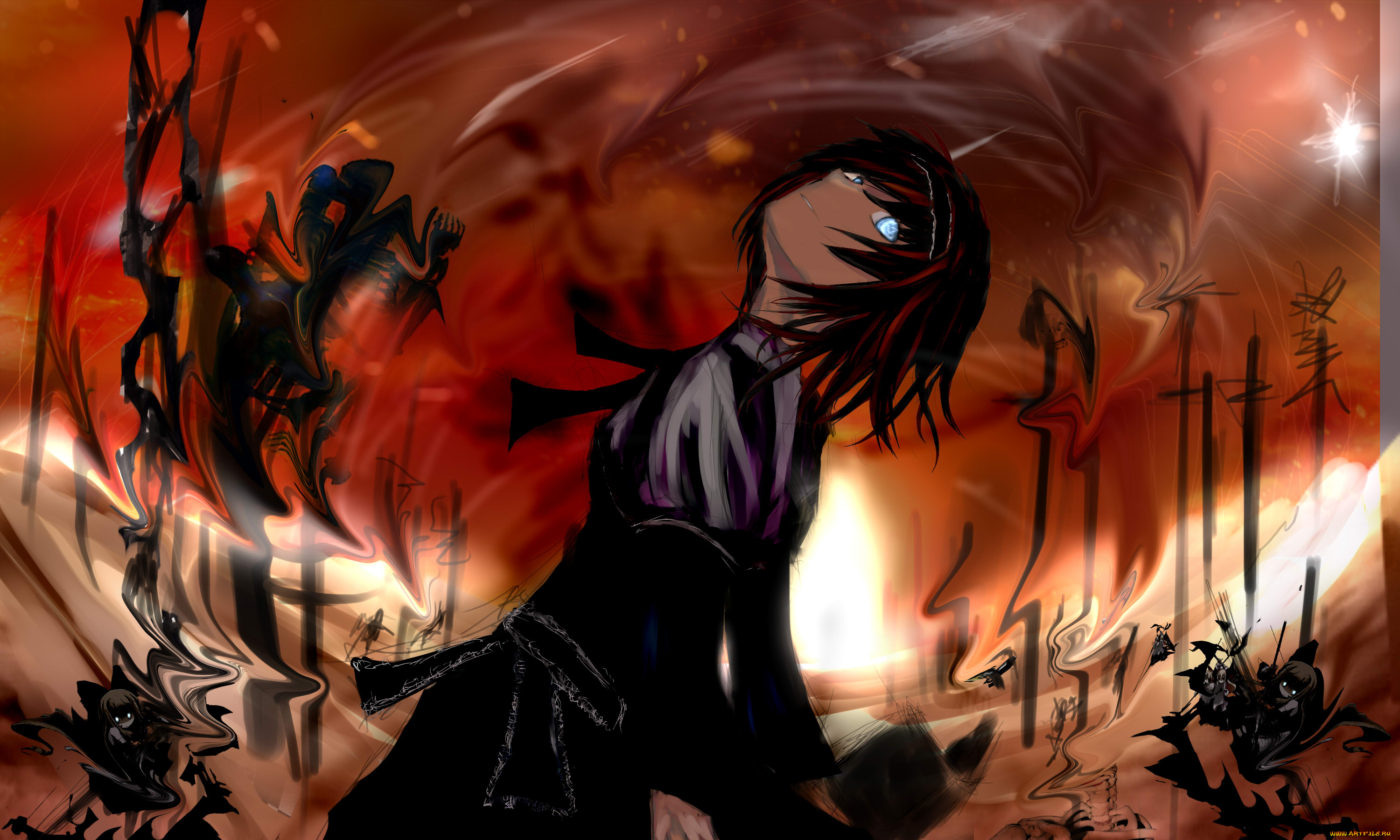 аниме, touhou, alice, margatroid, fate, stay, night, арт, misako, девушка