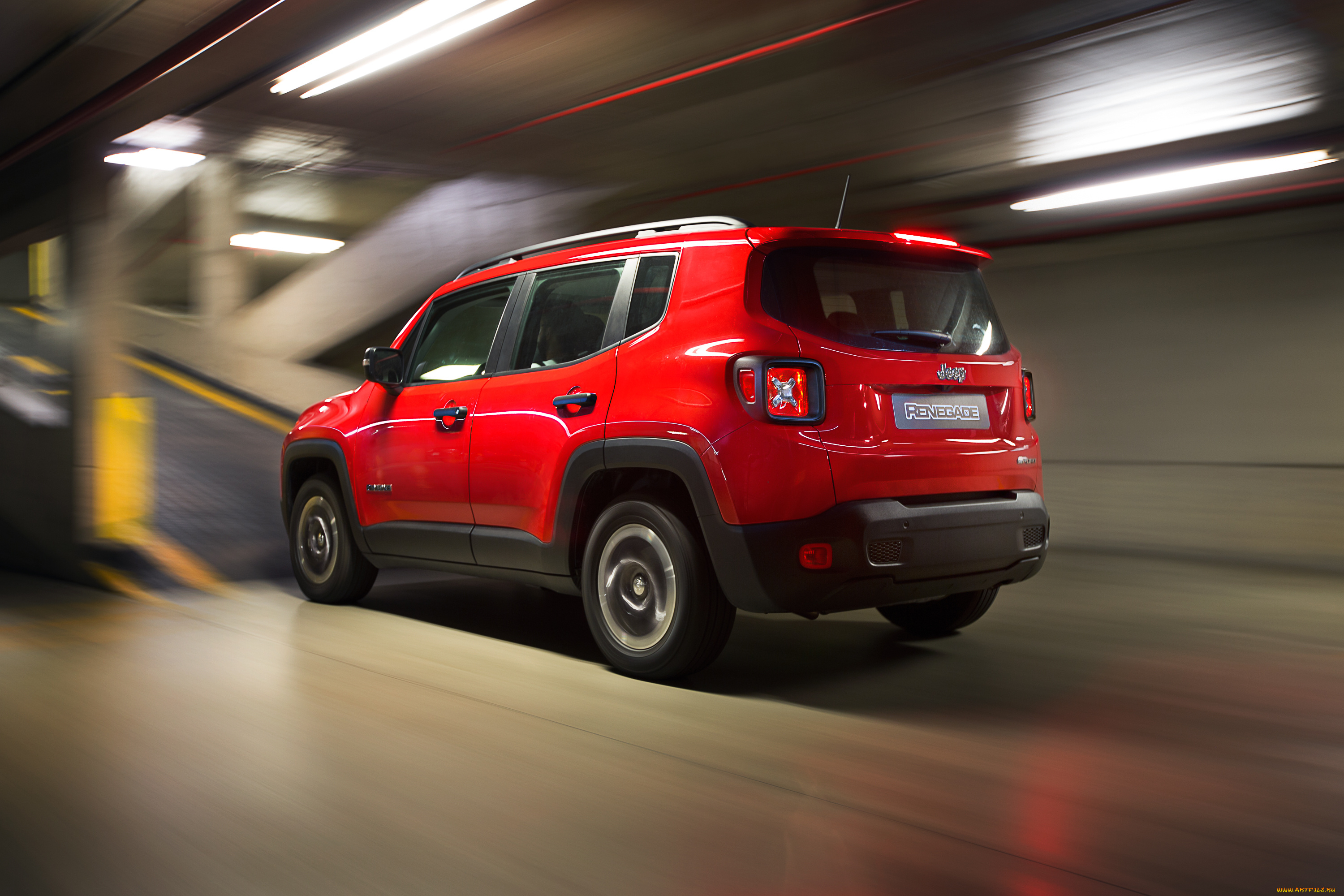 автомобили, jeep, красный, 2015г, sport, renegade, br-spec