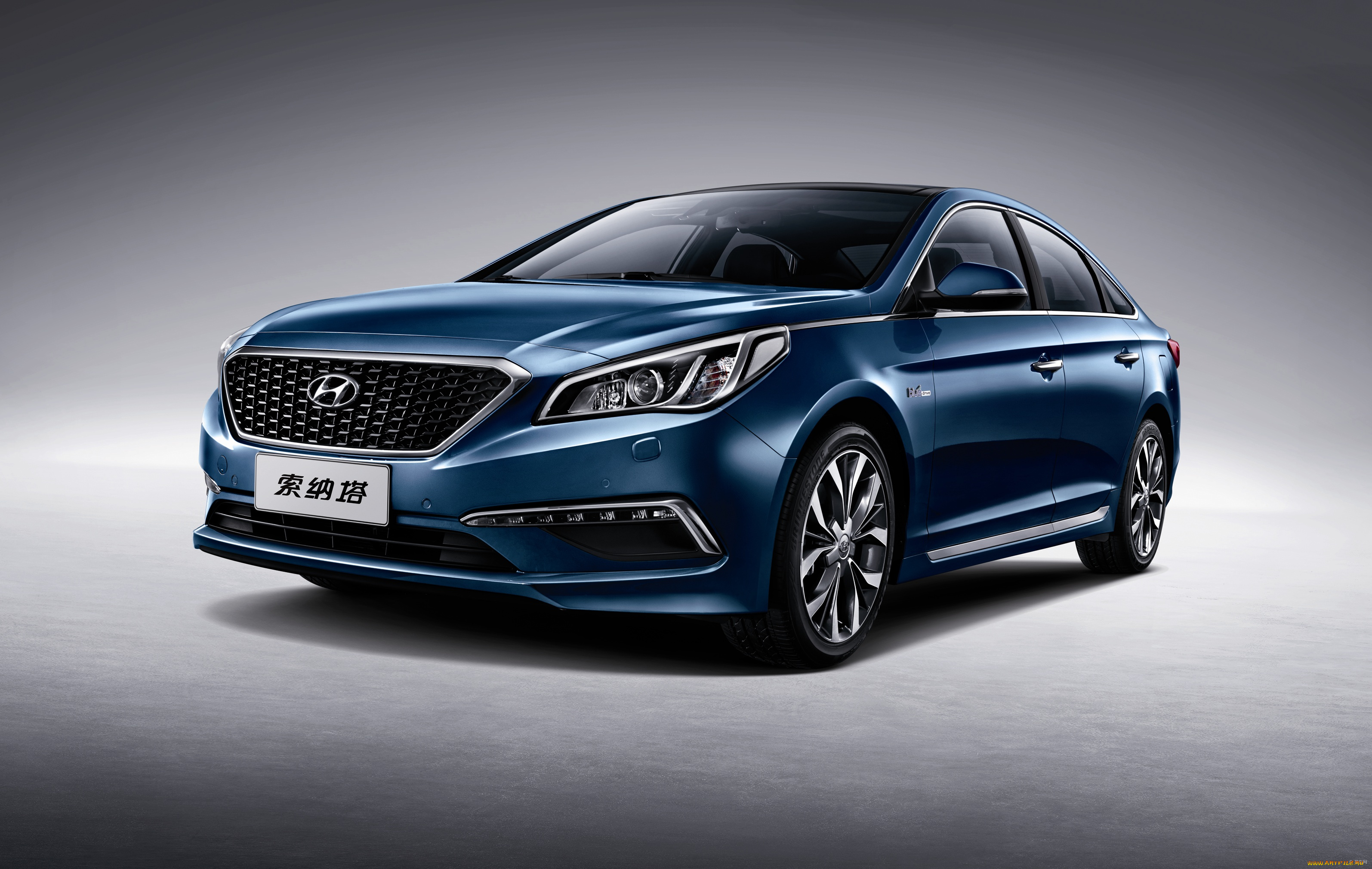 автомобили, hyundai, 2015г, lf, синий, cn-spec, hybrid, sonata