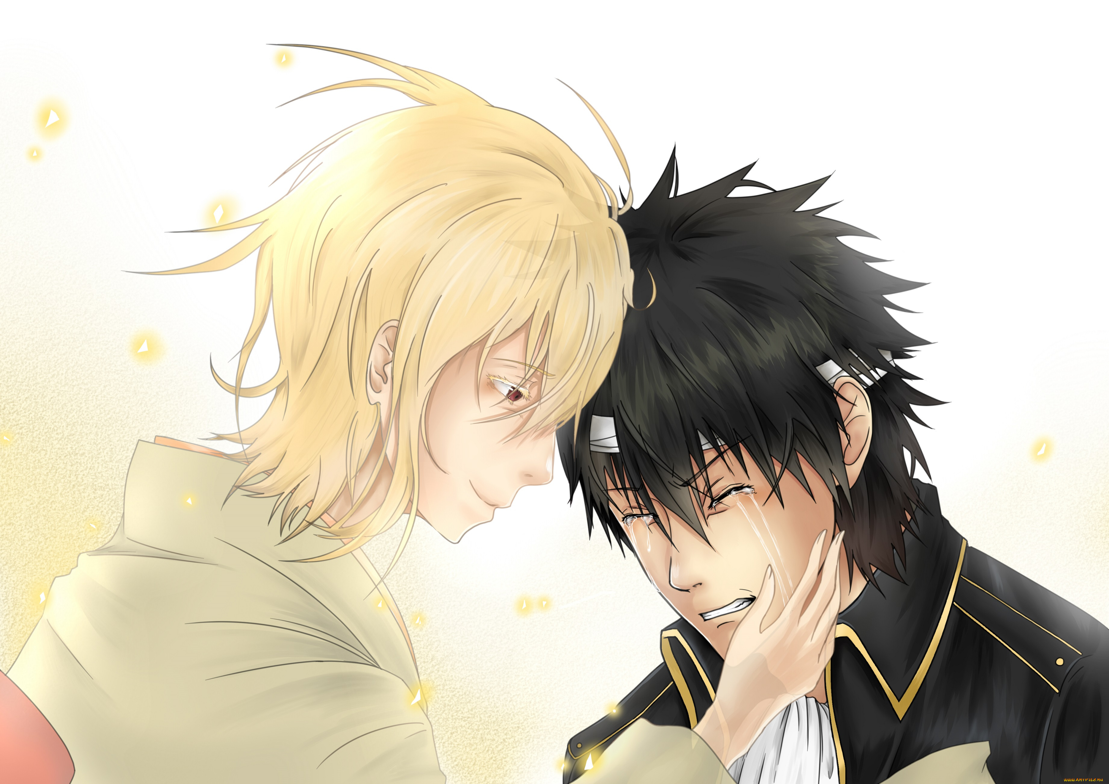 аниме, gintama, mikoto-n-s, okita, mitsuba, hijikata, toshiro