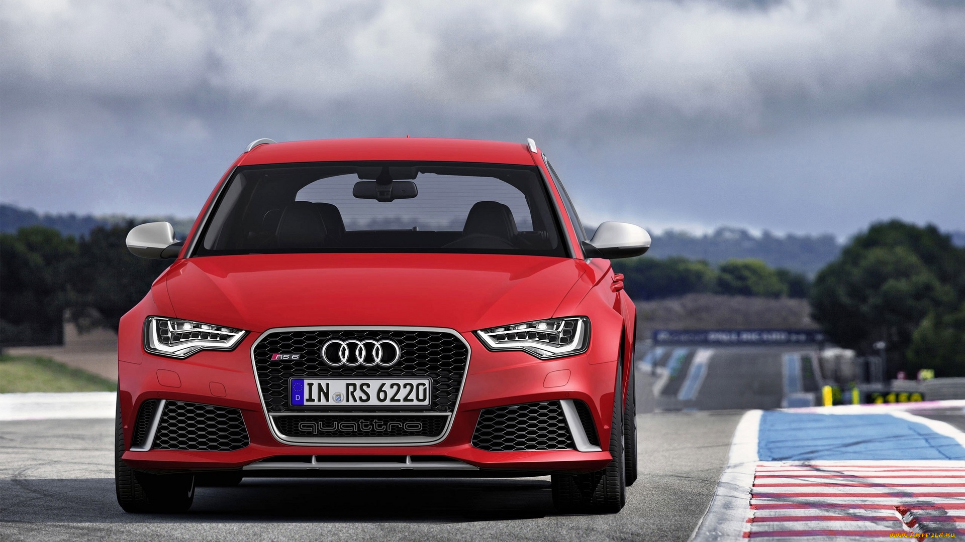 автомобили, audi, трасса, дорога, красная, rs6, ауди