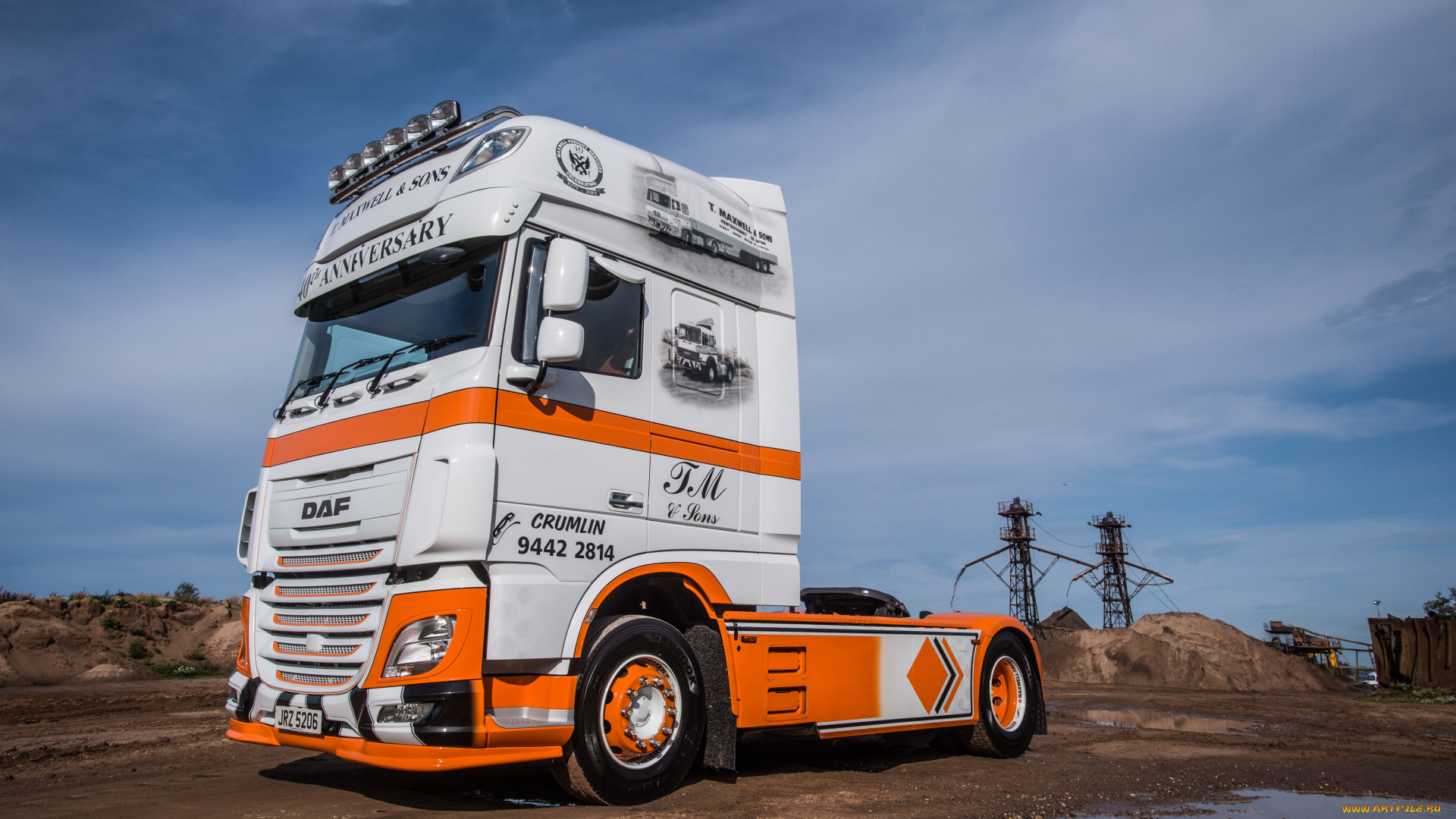 автомобили, daf, space, super, ftp, xf, 510, 2013г, uk-spec, cab