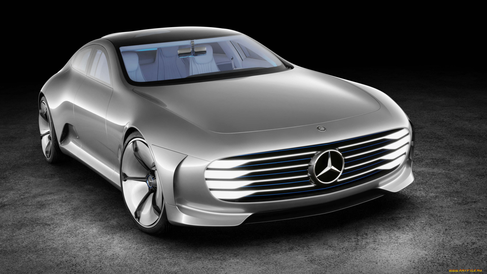 mercedes-benz, iaa, concept, автомобили, mercedes-benz, iaa, серебристый, concept