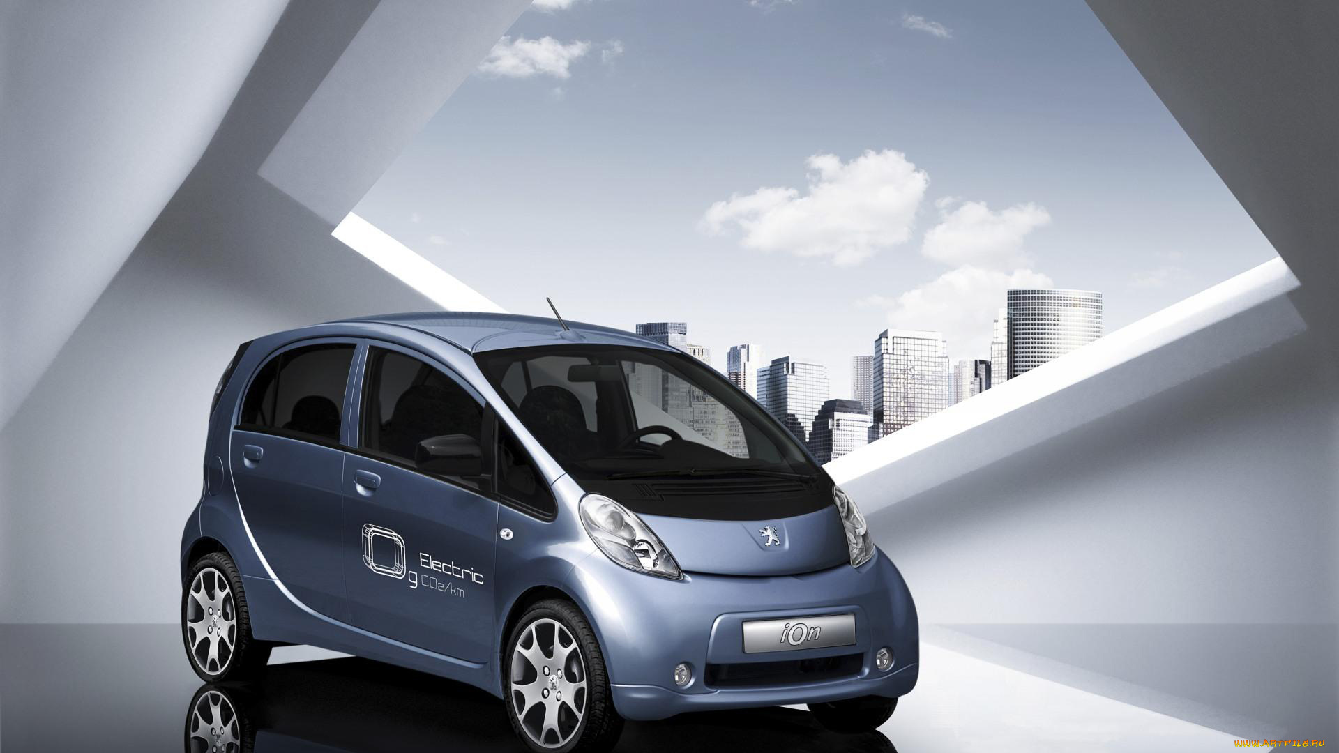 peugeot, ion, concept, electric, 2010, автомобили, peugeot, ion, concept, electric, 2010, car