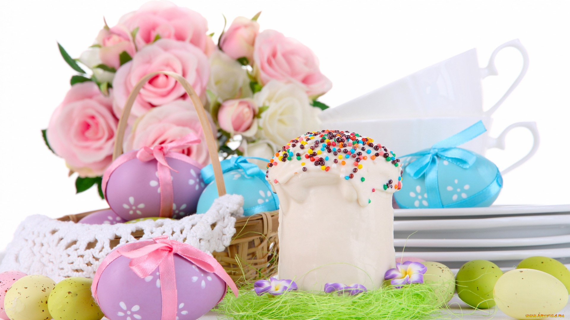 праздничные, пасха, кулич