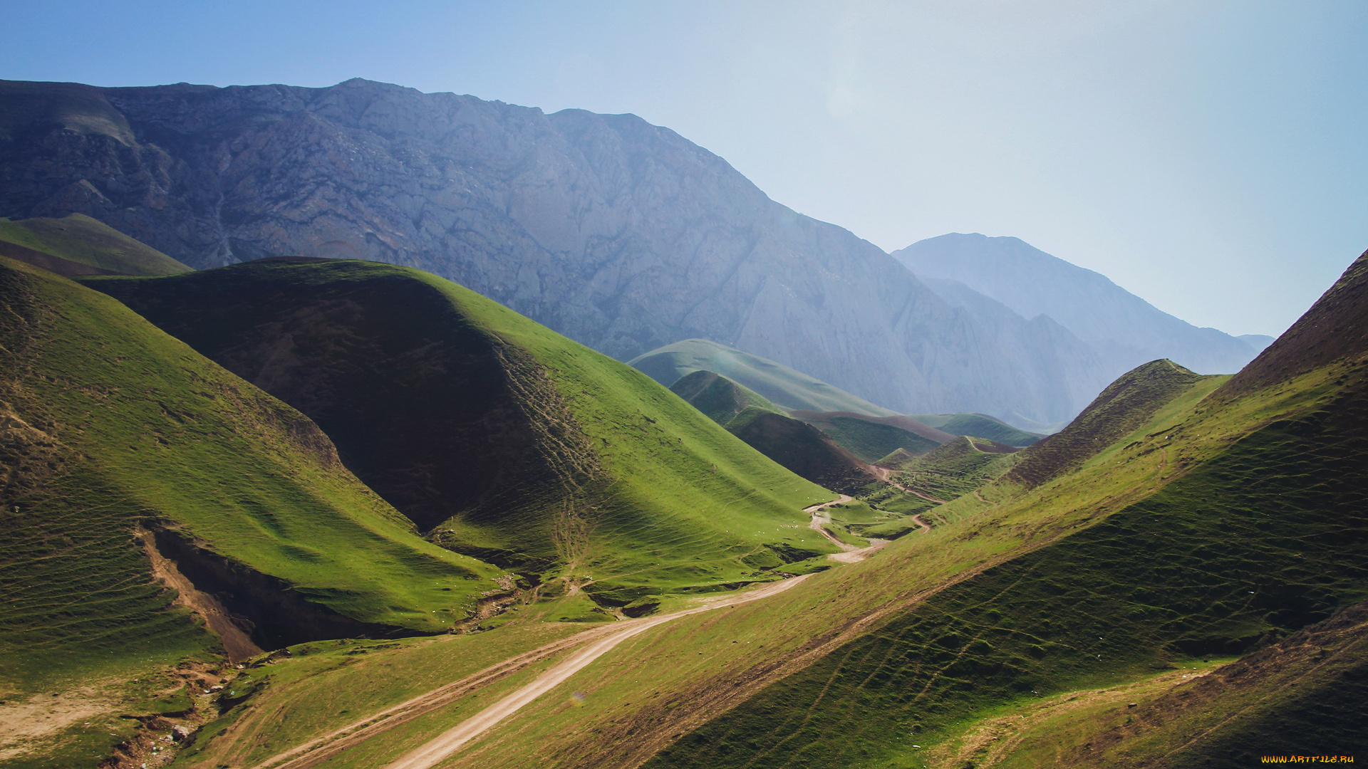 природа, пейзажи, горы, дорога
