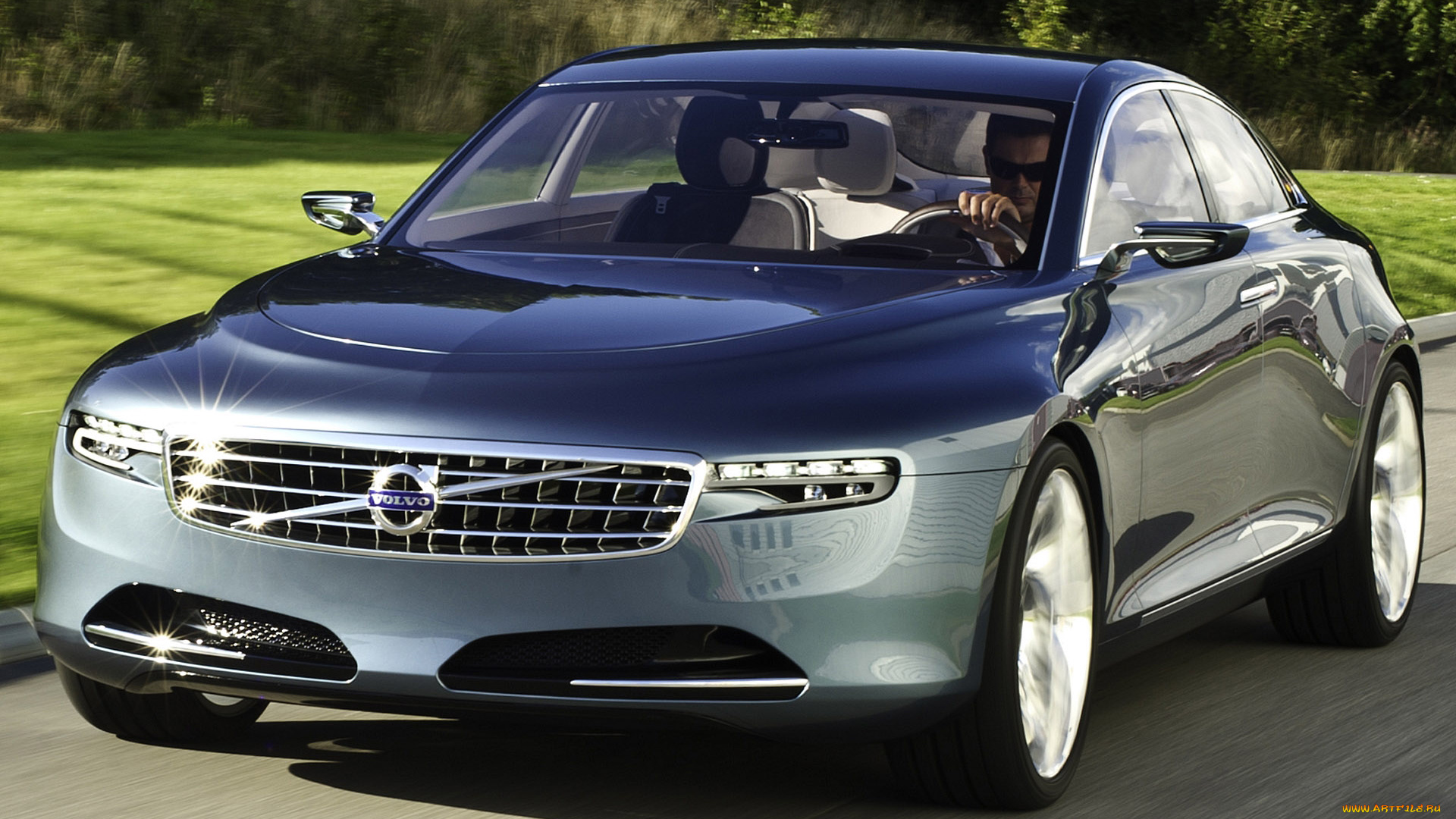 volvo, concept, you, 2011, автомобили, volvo, 2011, you, car, синий, concept